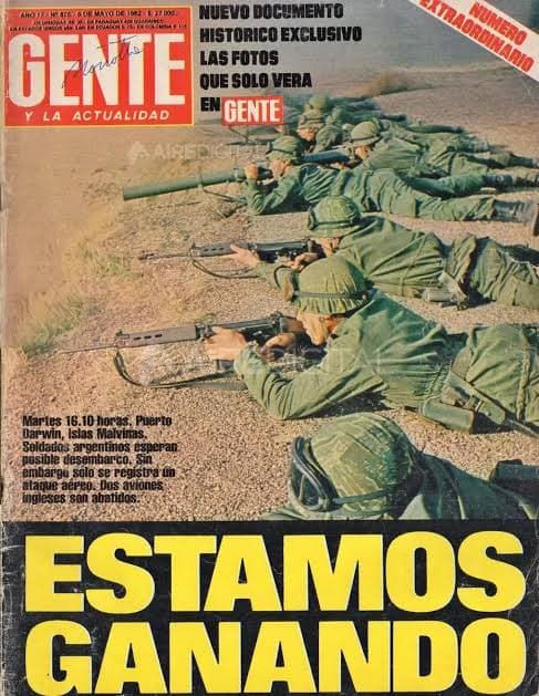 Portada de Guerra de Malvinas (1982)
