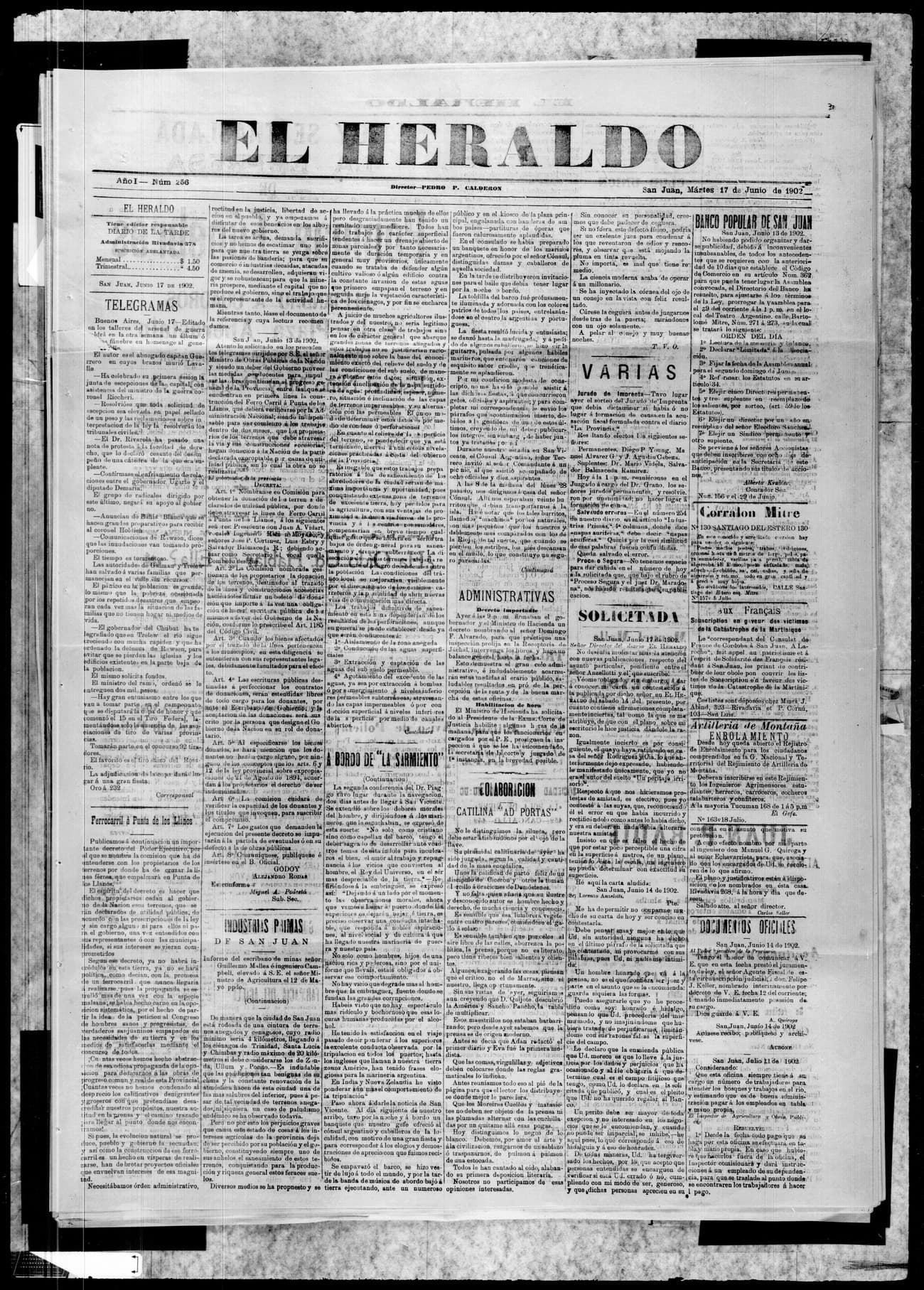 Portada · 17 de Junio de 1902