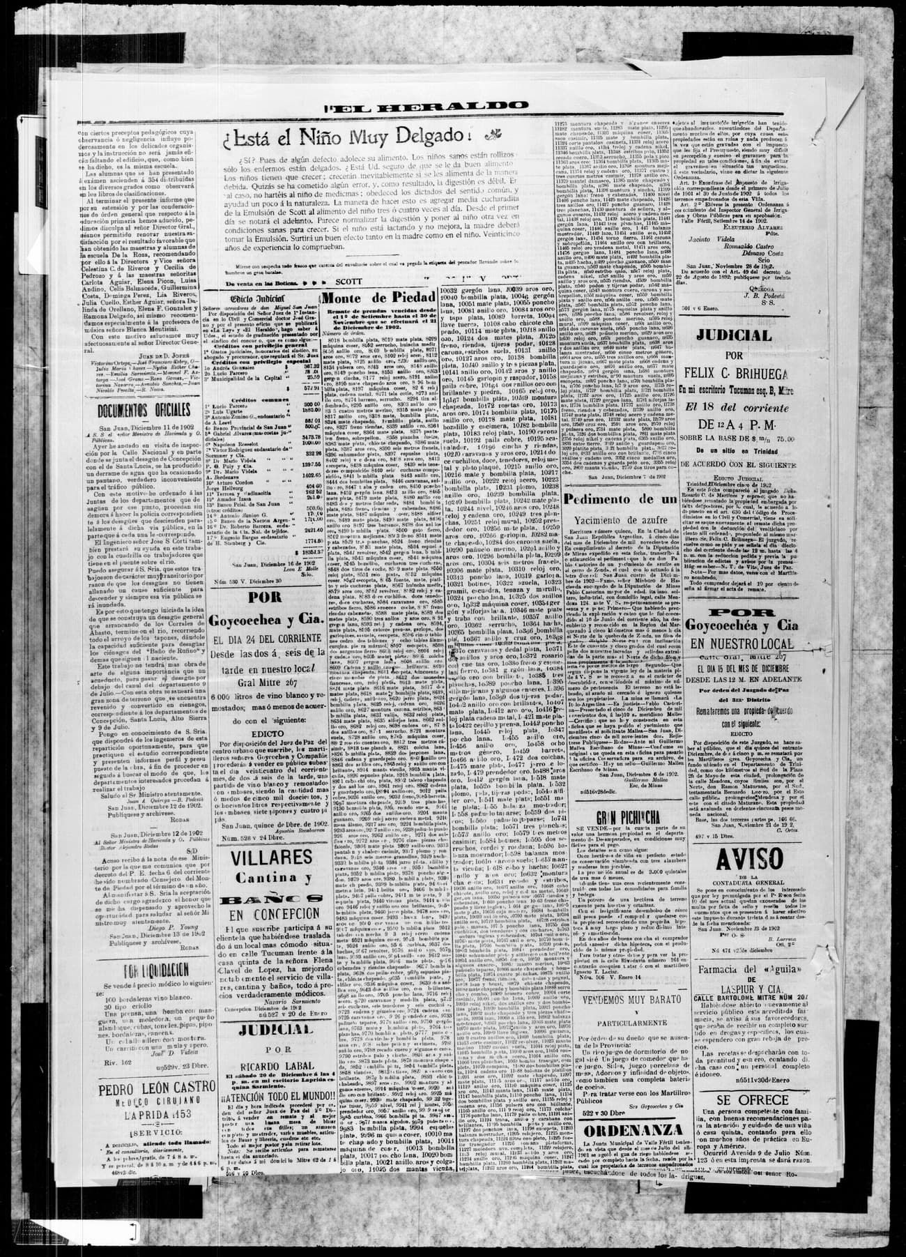 Portada · 18 de Diciembre de 1902