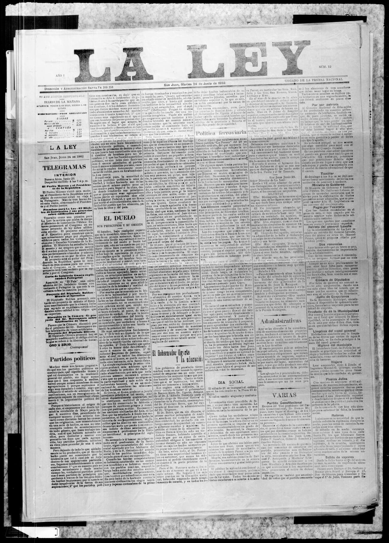 Portada · 24 de Junio de 1902