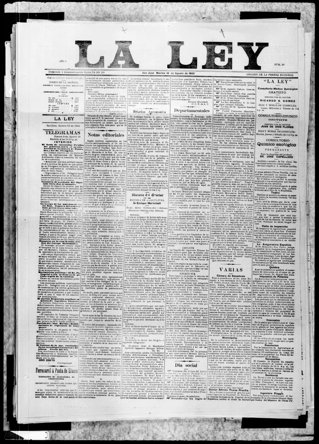 Portada · 19 de Agosto de 1902