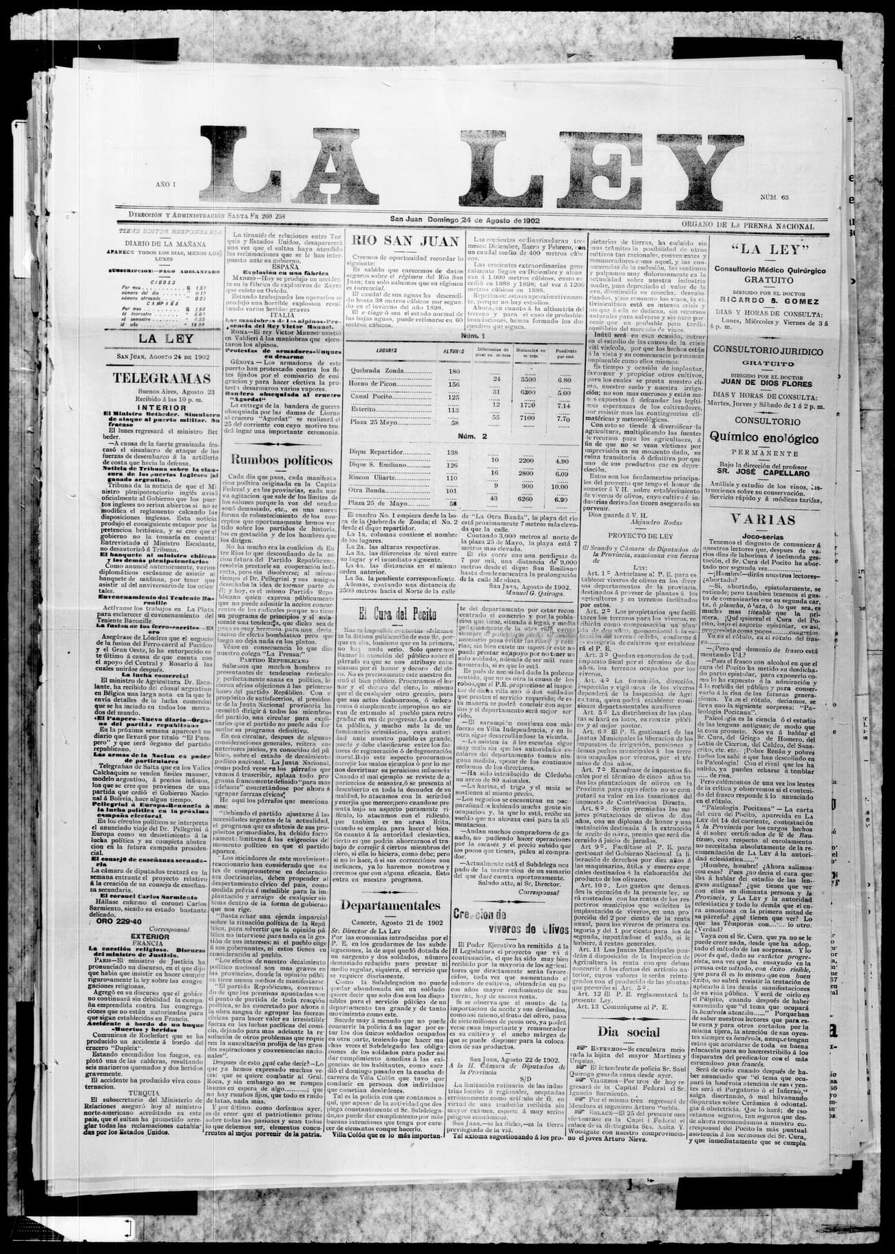 Portada · 24 de Agosto de 1902