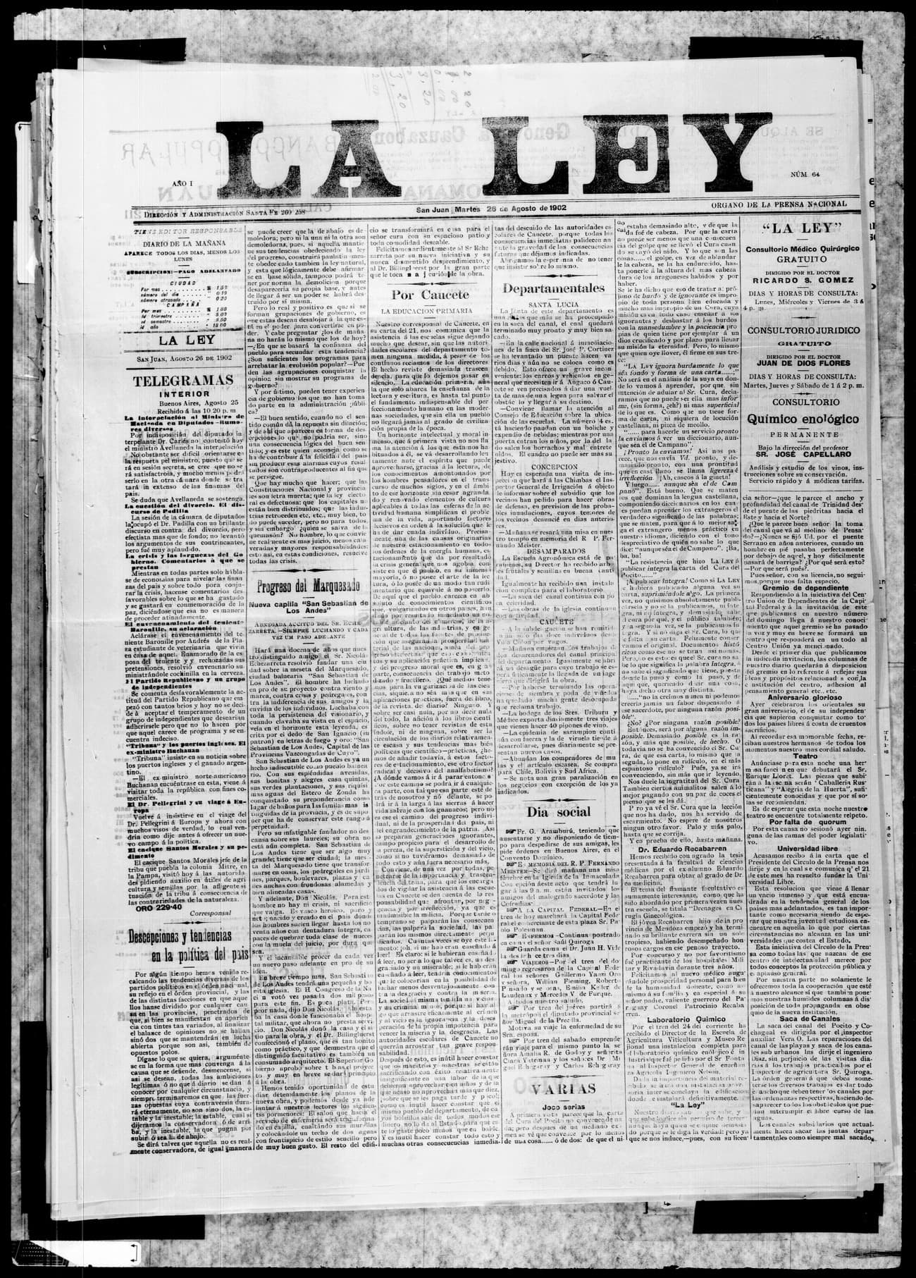 Portada · 26 de Agosto de 1902