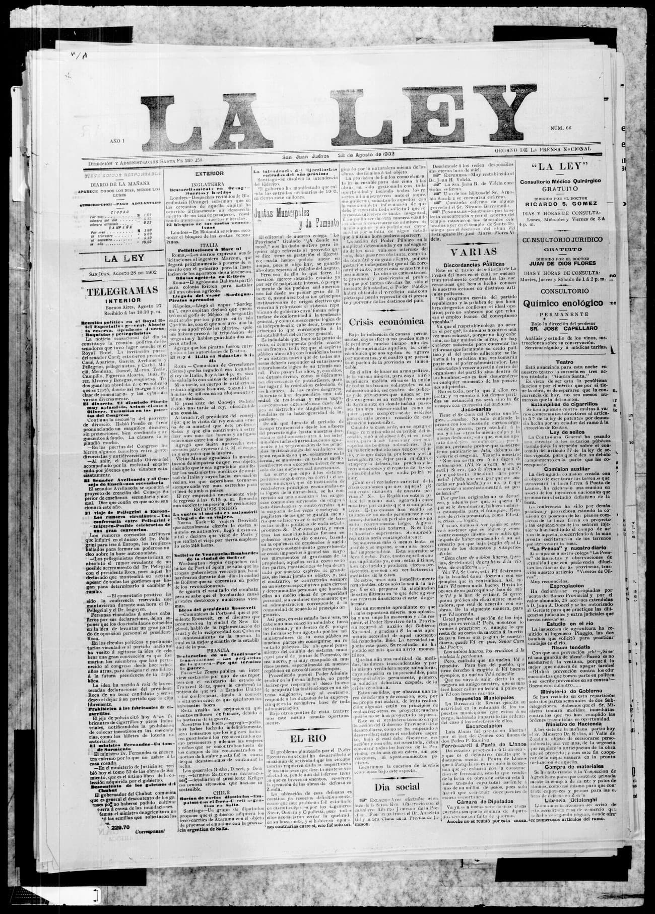 Portada · 28 de Agosto de 1902