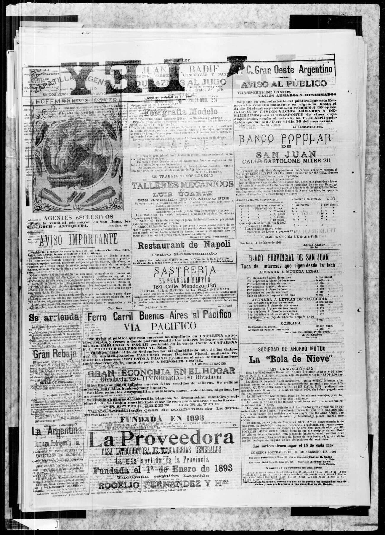 Portada · 17 de Octubre de 1902