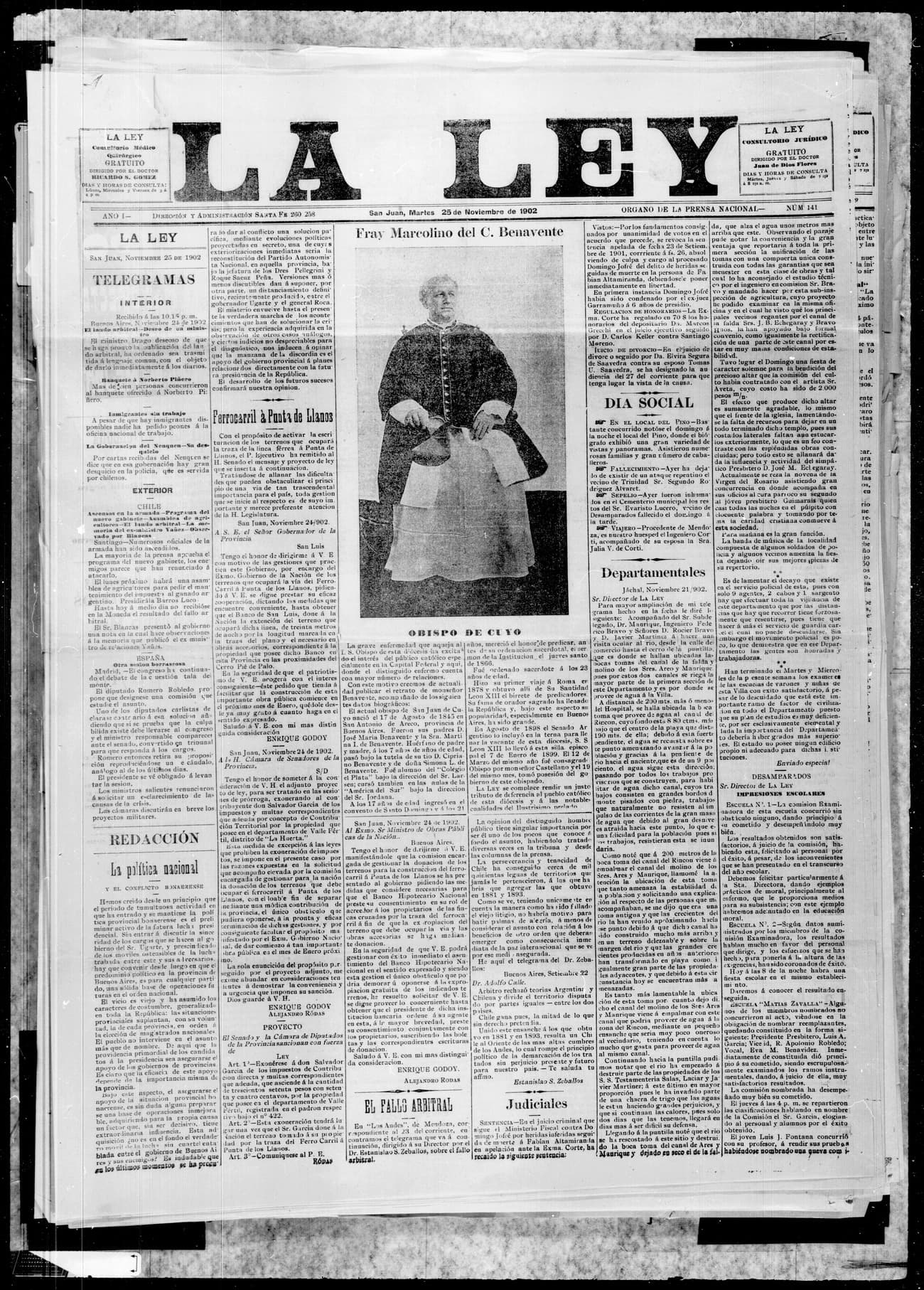 Portada · 25 de Noviembre de 1902