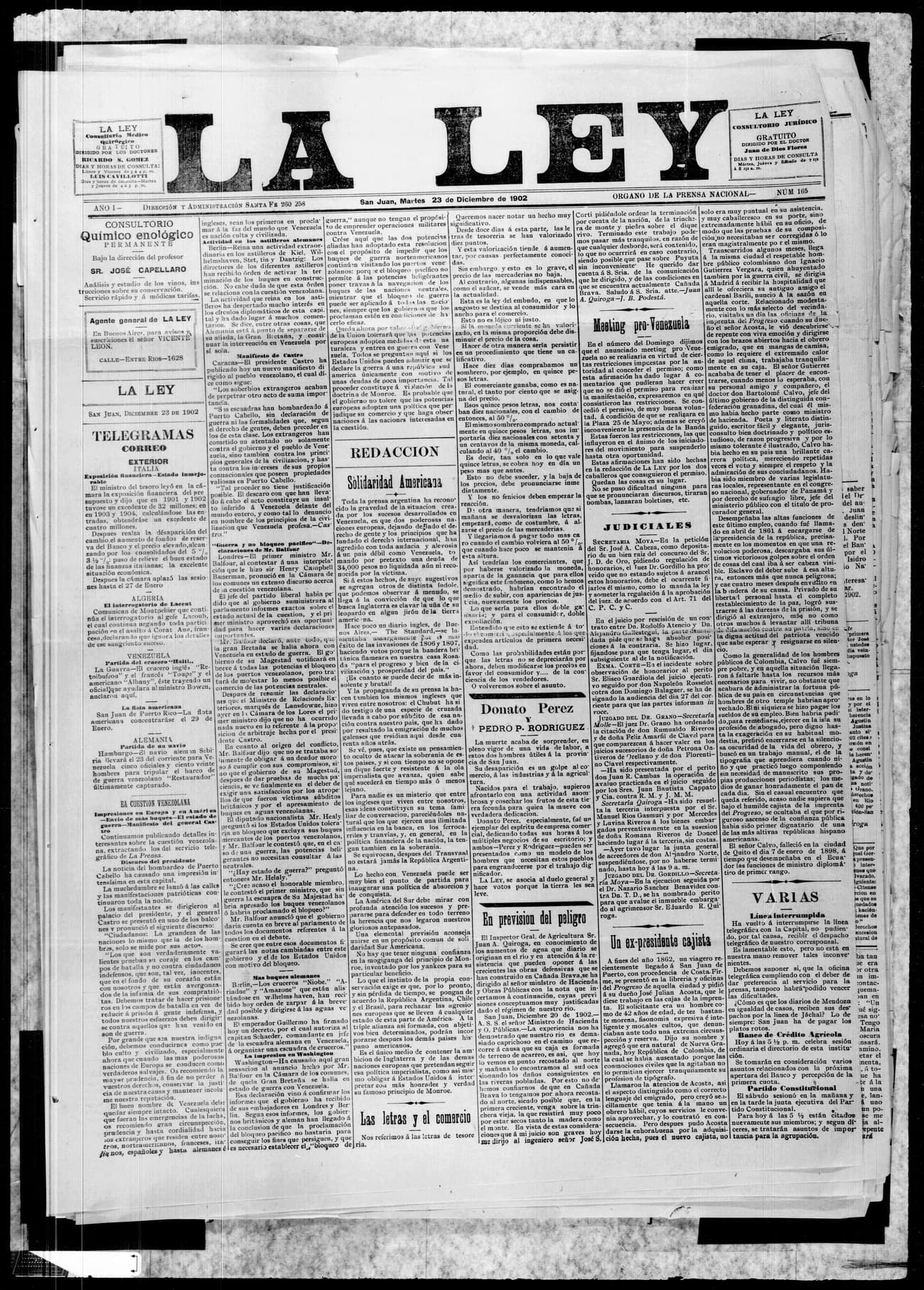 Portada · 23 de Diciembre de 1902