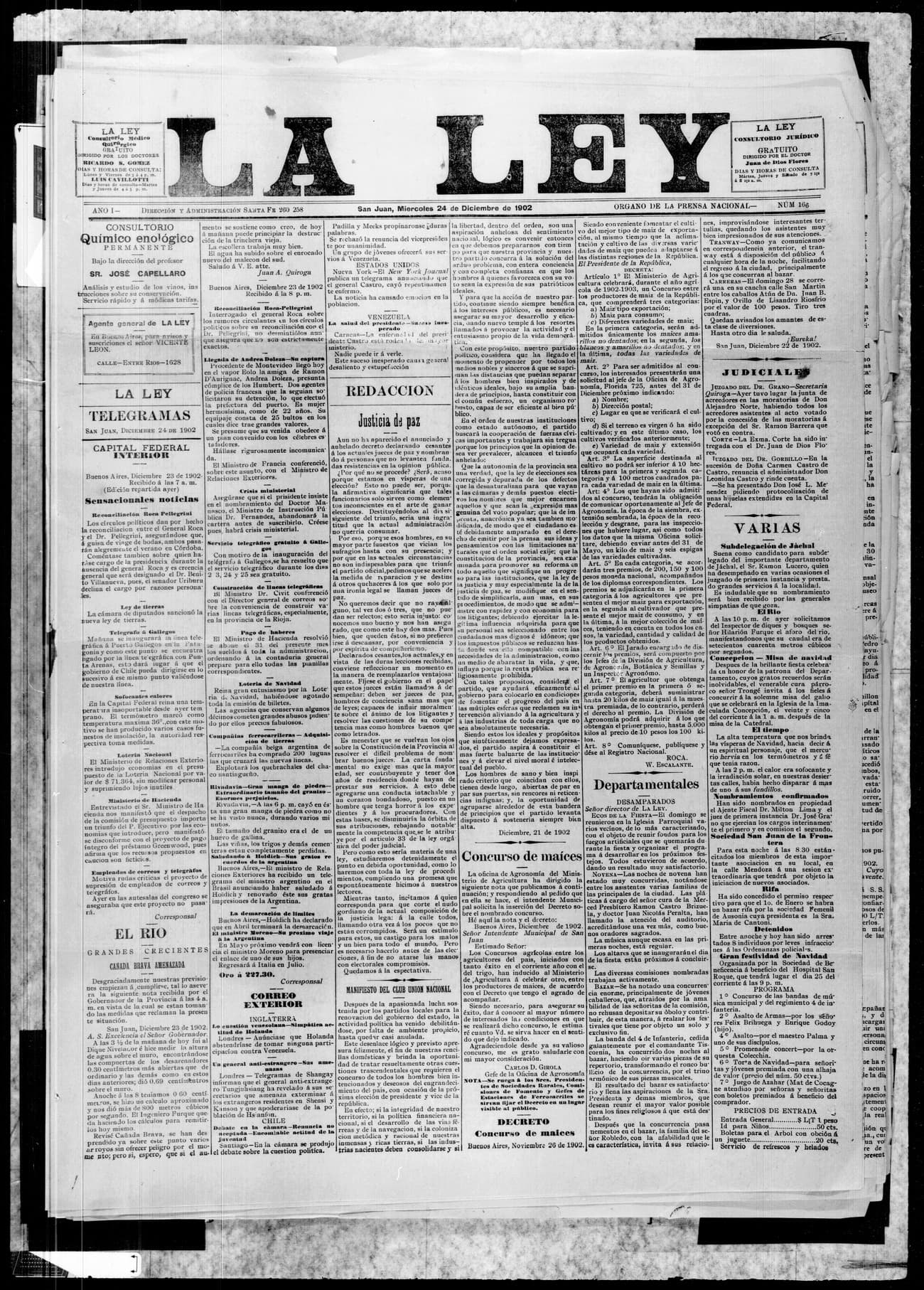 Portada · 24 de Diciembre de 1902