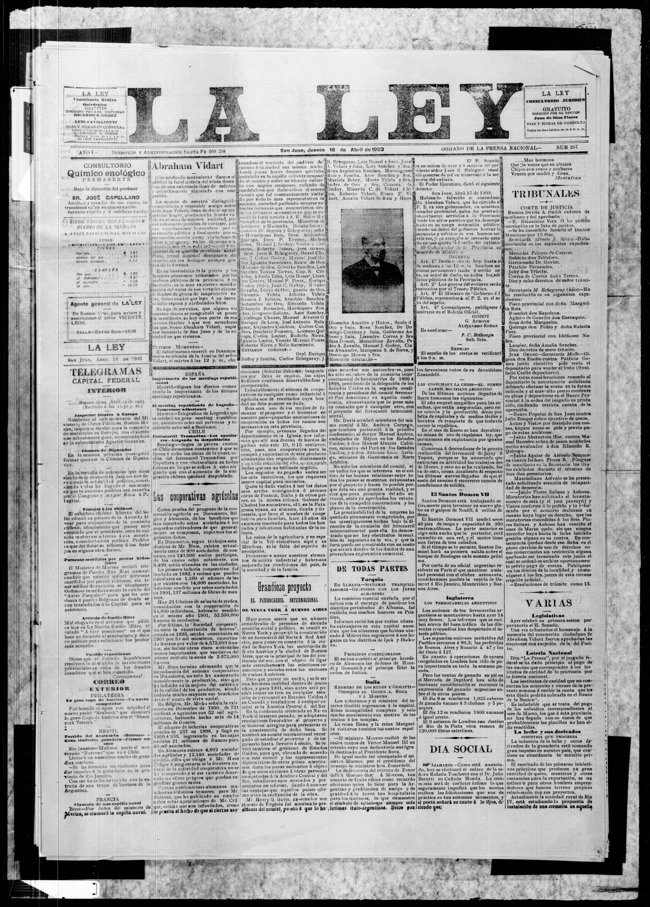 Portada · 16 de Abril de 1903