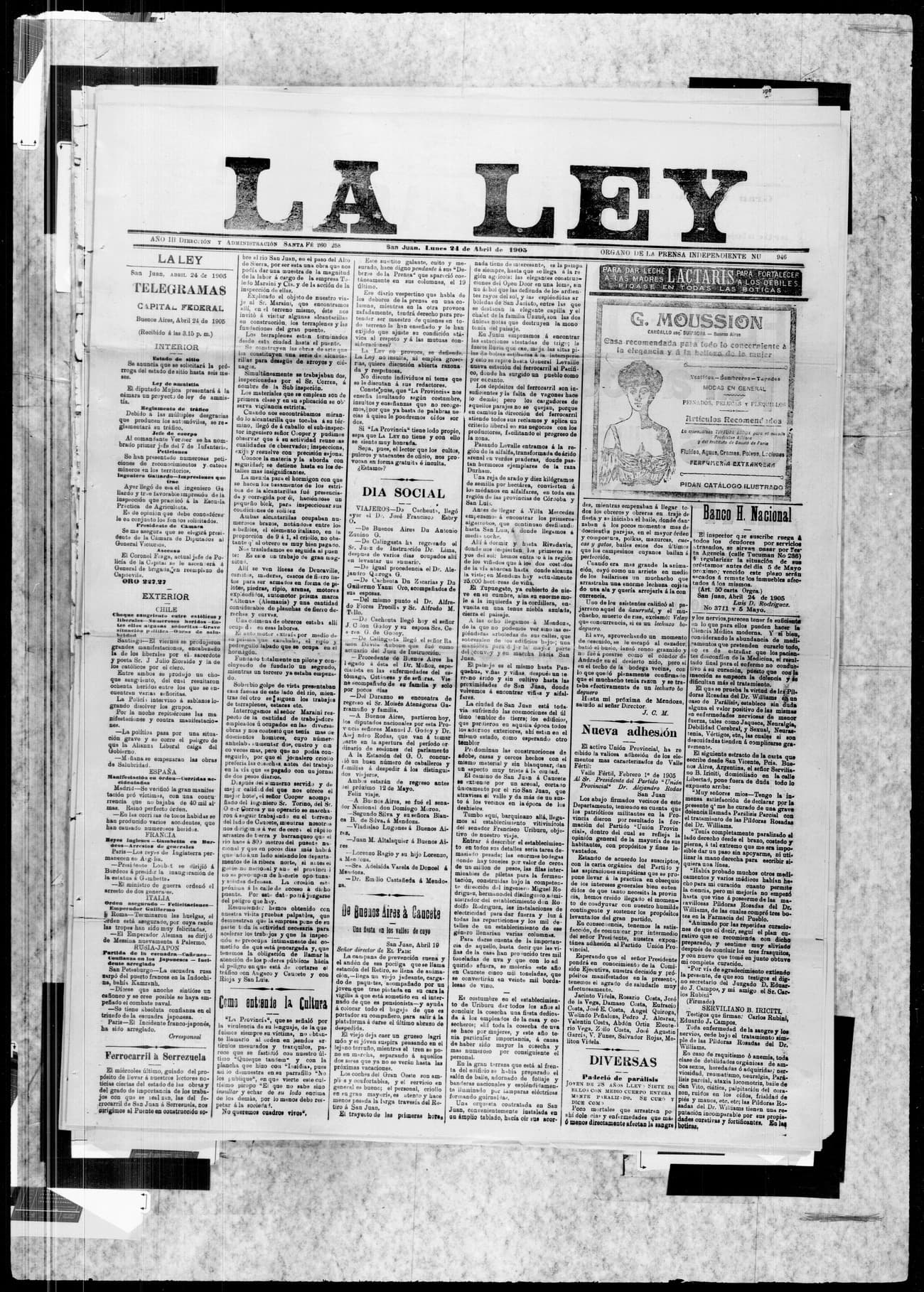 Portada · 24 de Abril de 1903