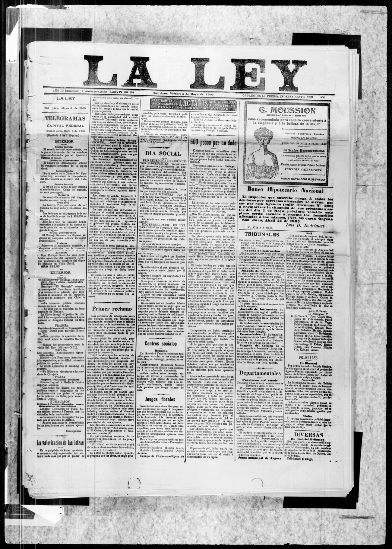 Portada · 5 de Mayo de 1905