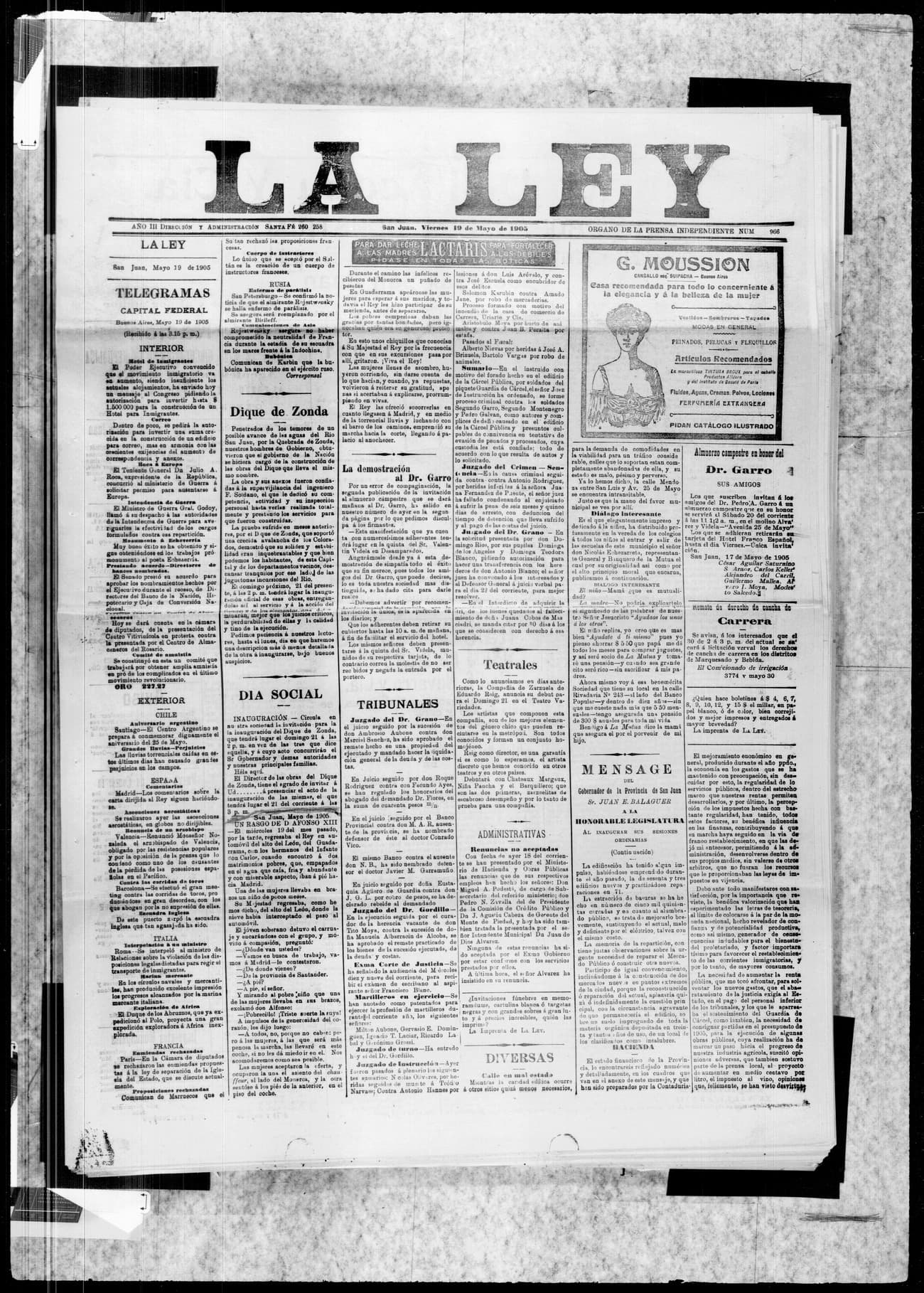 Portada · 19 de Mayo de 1903