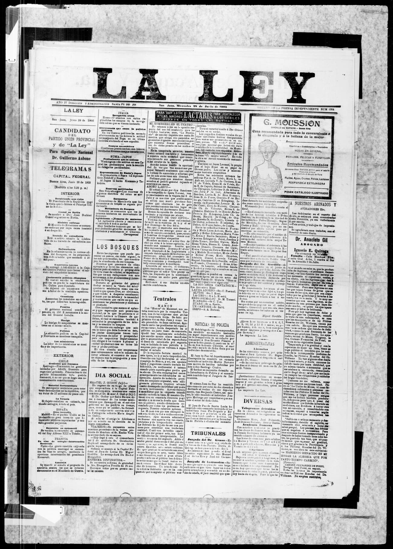 Portada · 28 de Junio de 1903