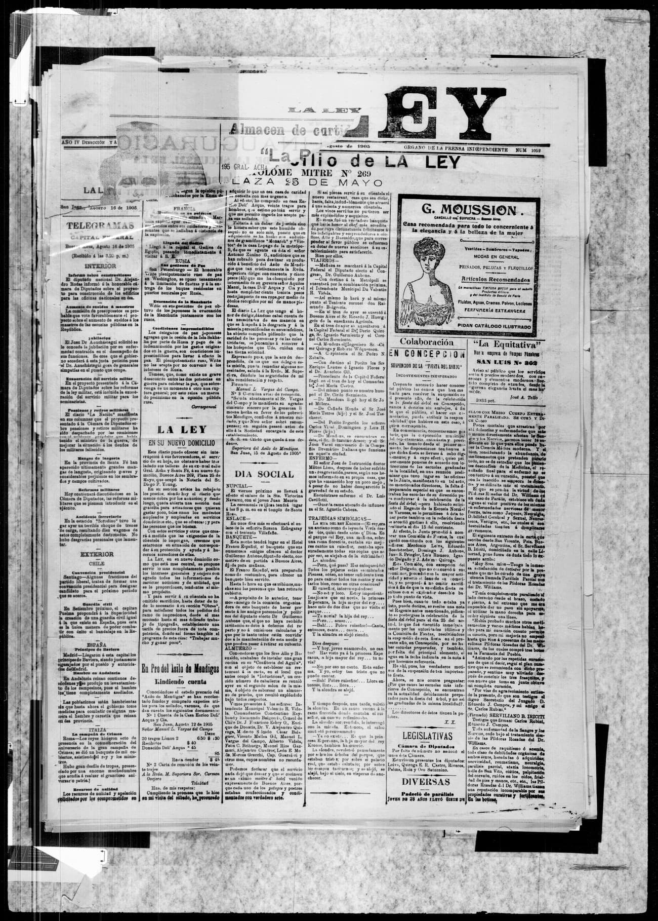 Portada · 16 de Agosto de 1905