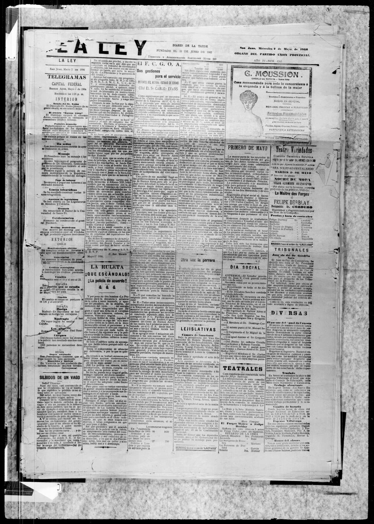 Portada · 2 de Mayo de 1906