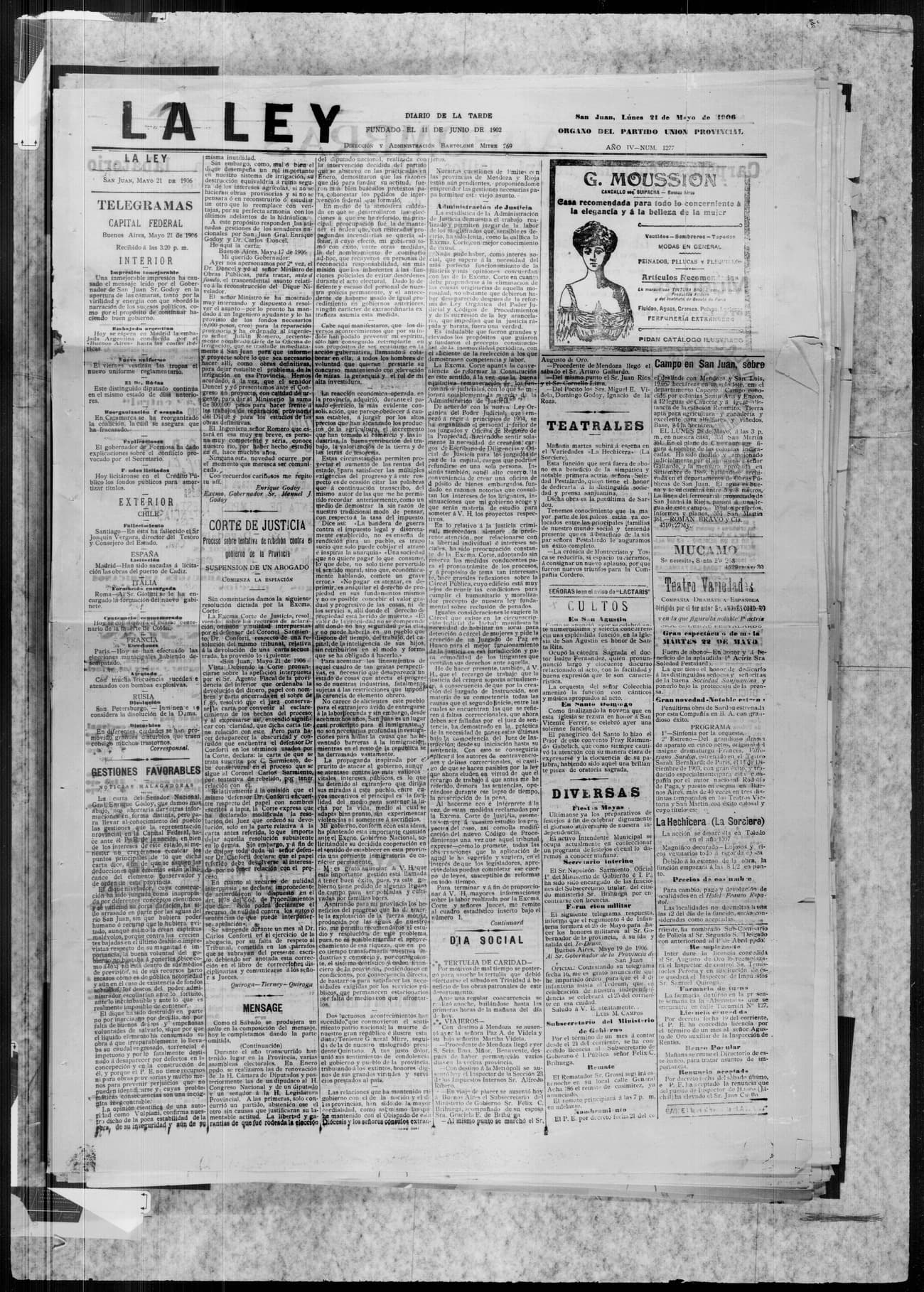 Portada · 21 de Mayo de 1906