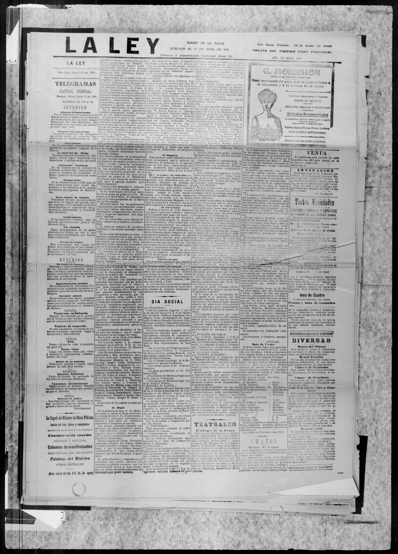Portada · 15 de Junio de 1906