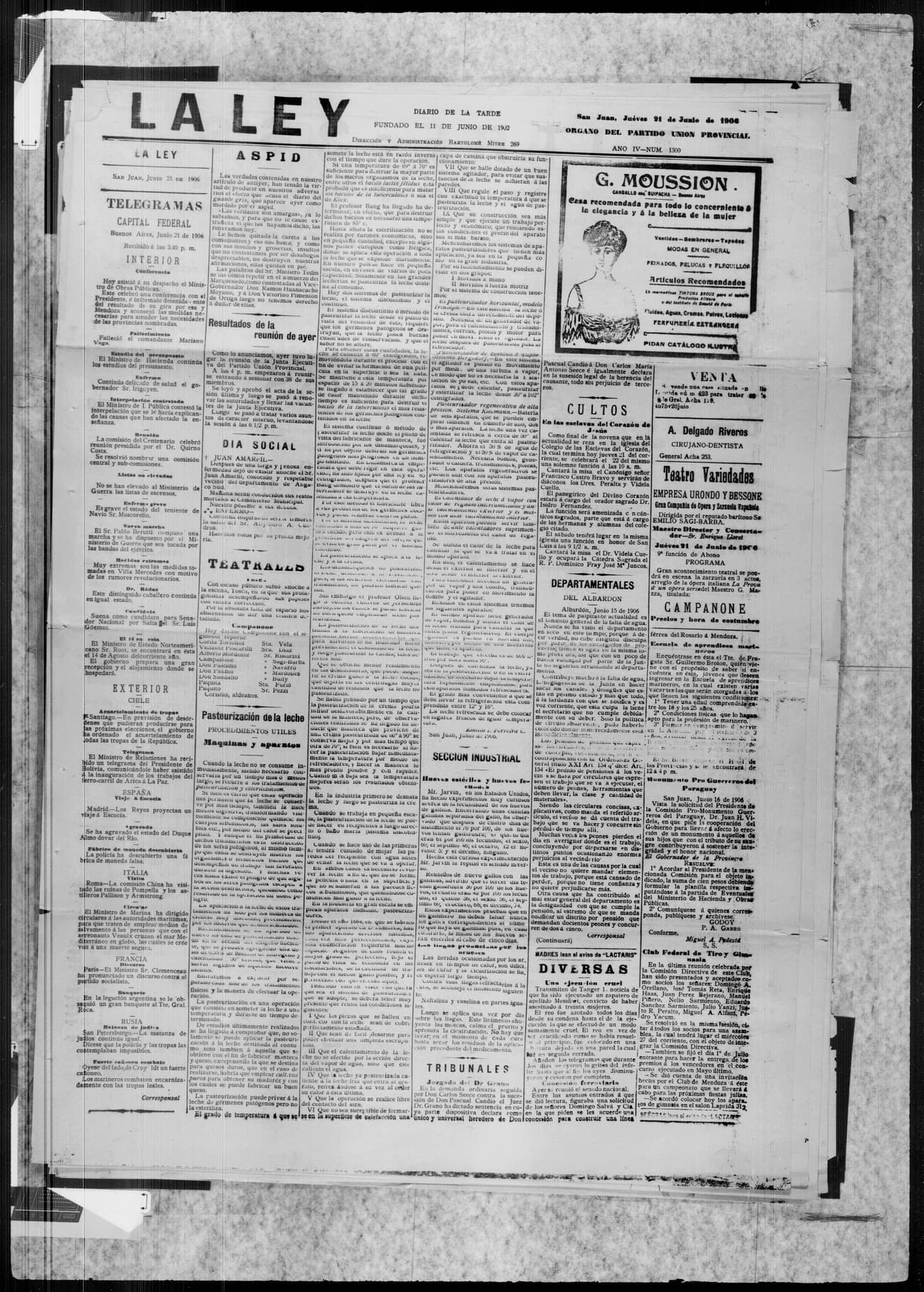 Portada · 21 de Junio de 1906