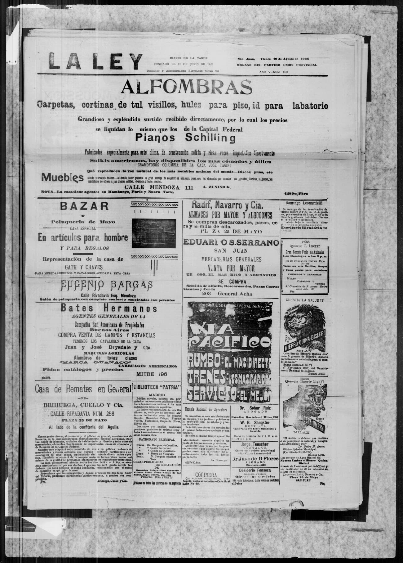 Portada · 10 de Agosto de 1906