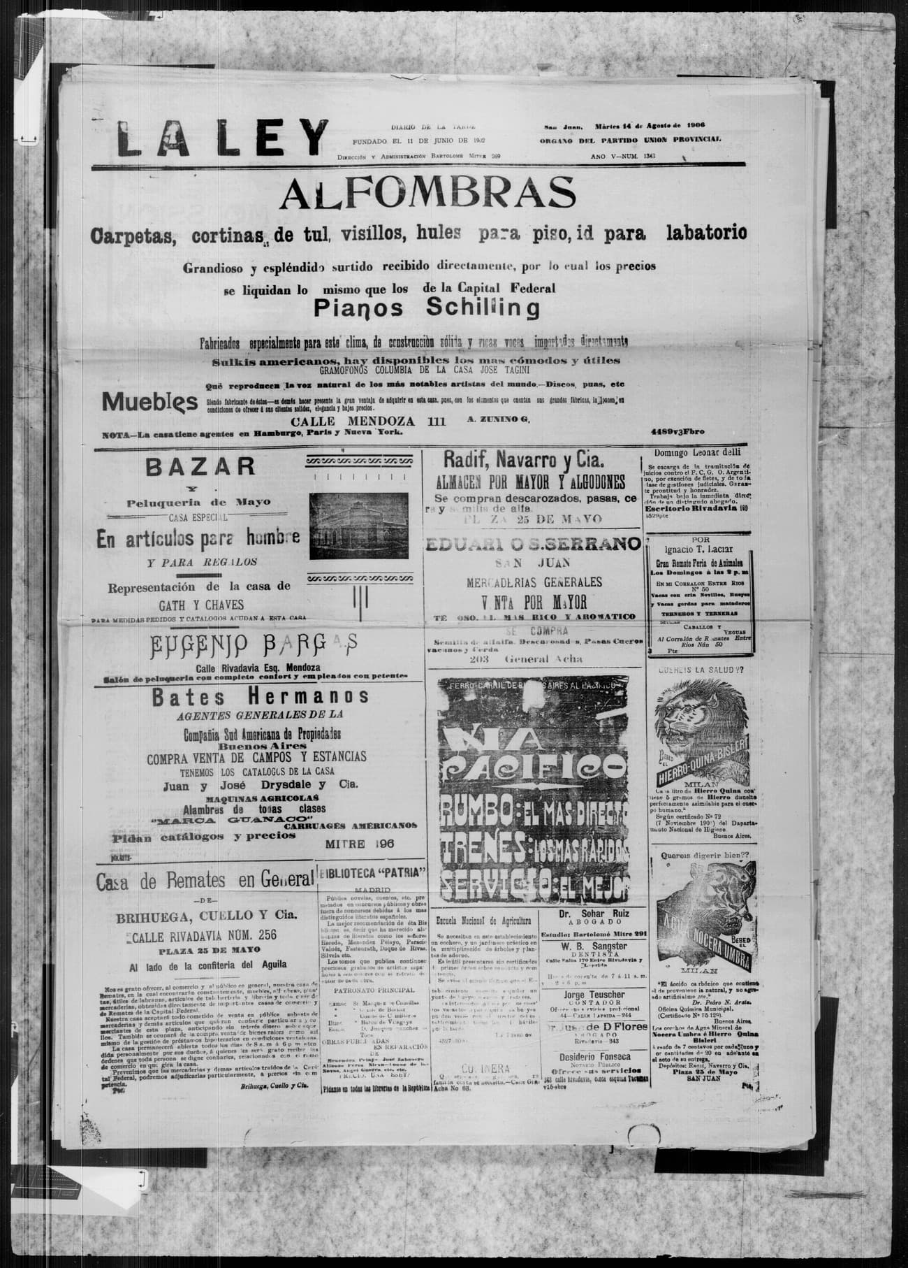 Portada · 14 de Agosto de 1906