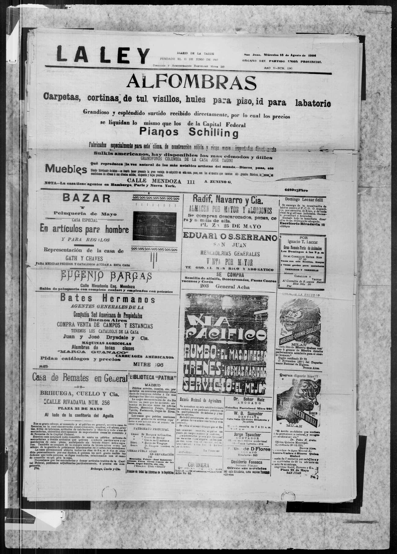 Portada · 16 de Agosto de 1906