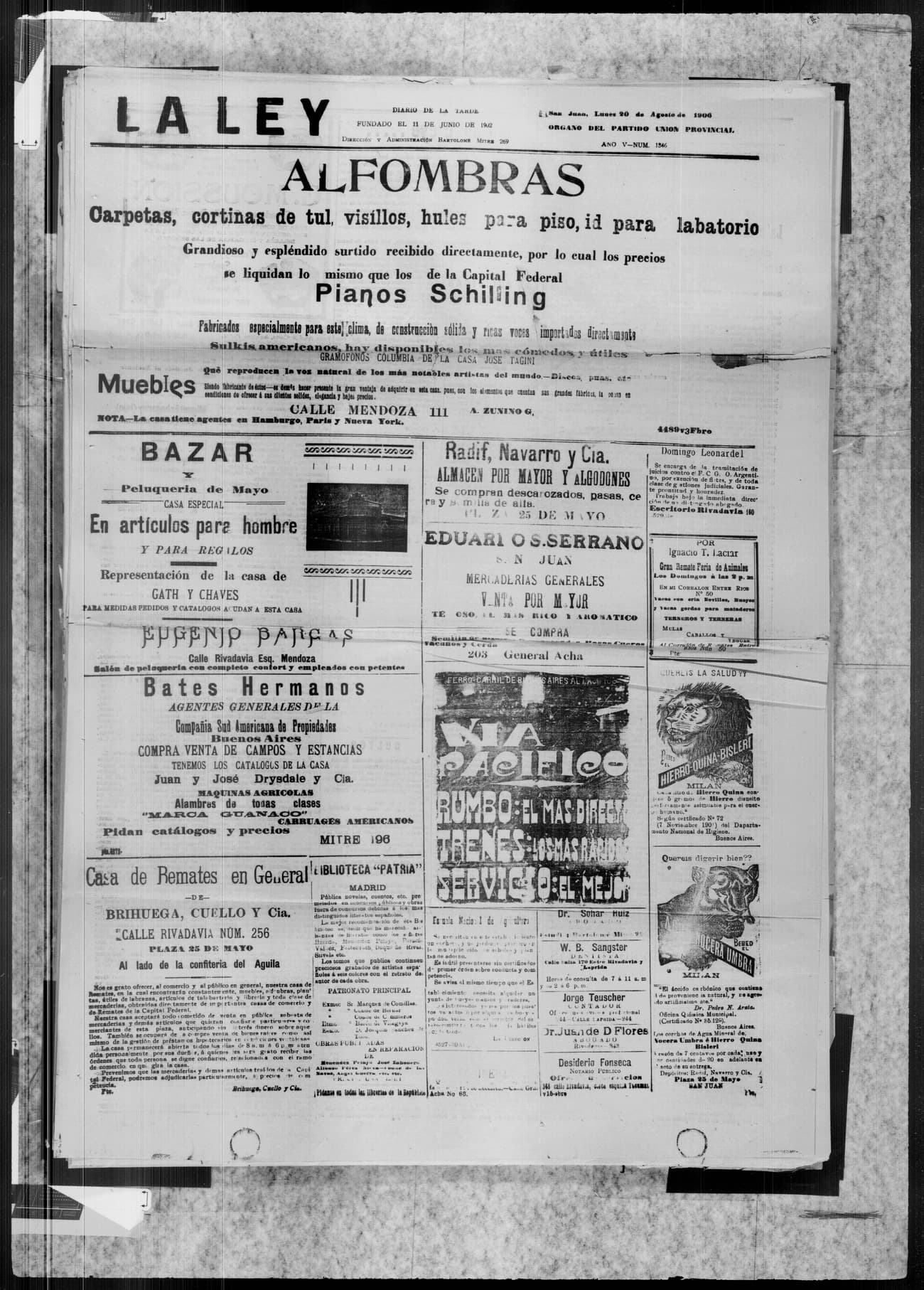 Portada · 20 de Agosto de 1906