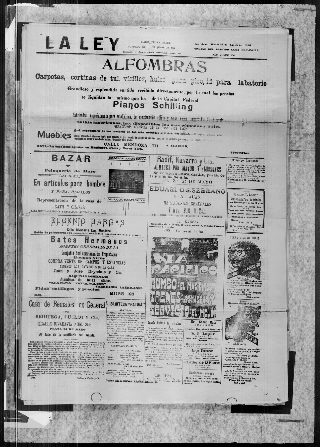 Portada · 21 de Agosto de 1906