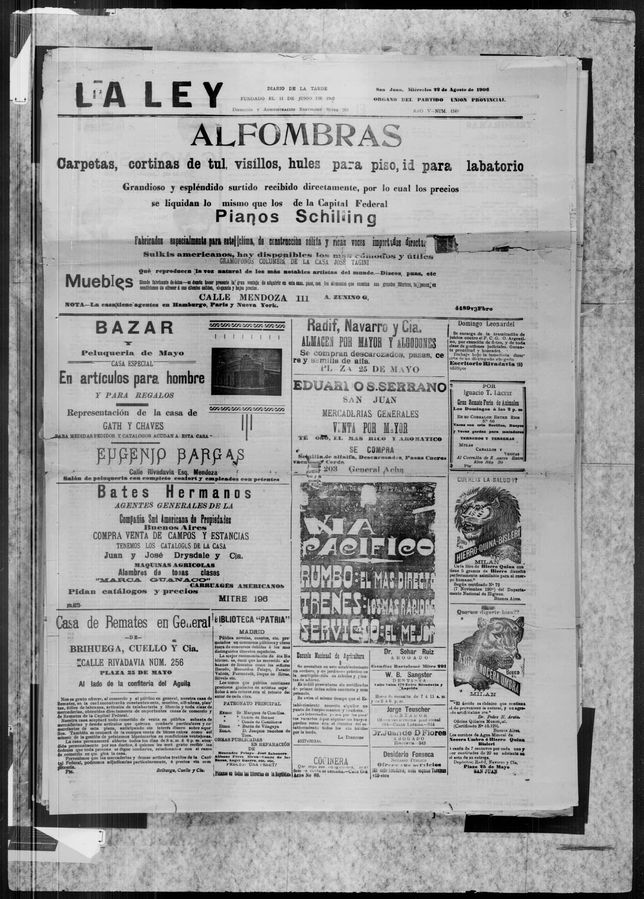Portada · 22 de Agosto de 1906