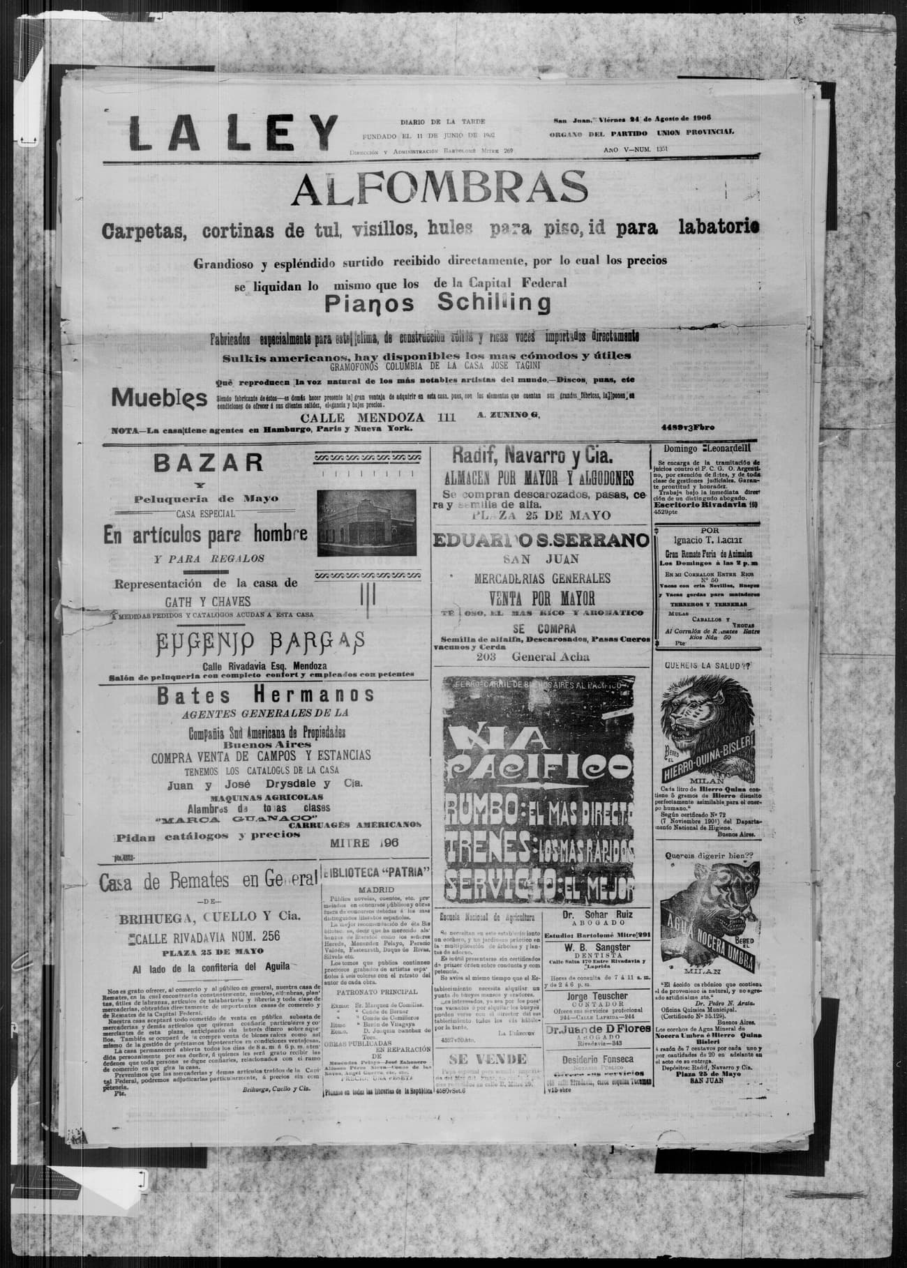 Portada · 24 de Agosto de 1906