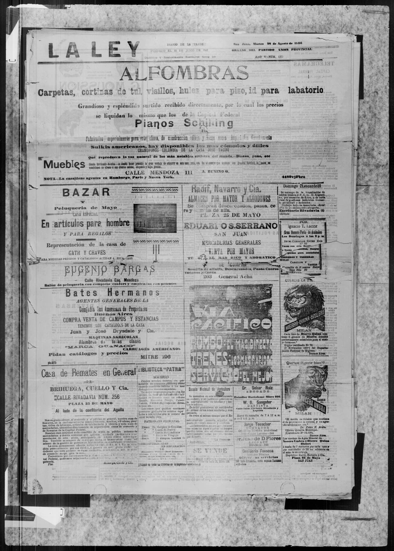 Portada · 28 de Agosto de 1906