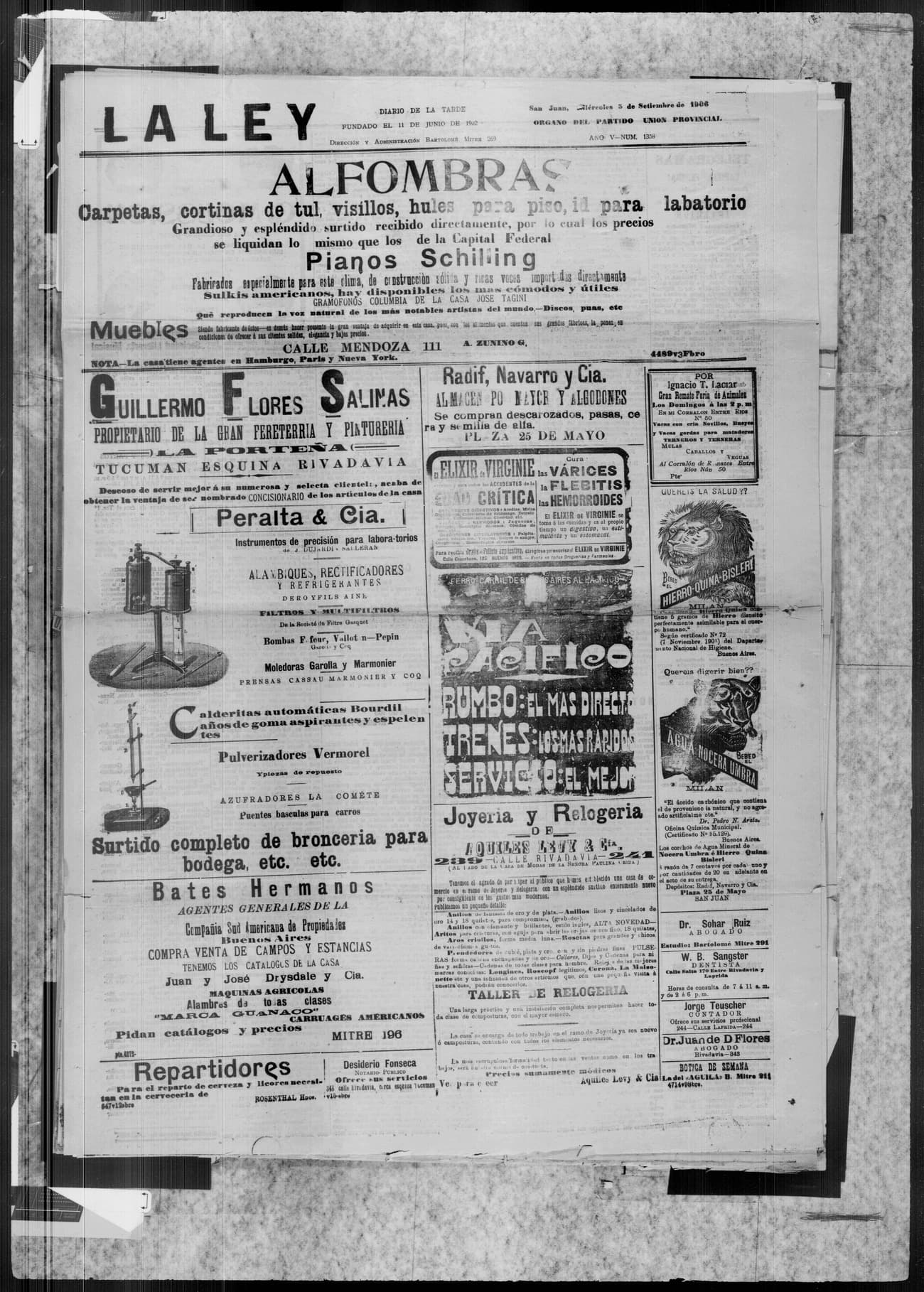 Portada · 5 de Septiembre de 1906