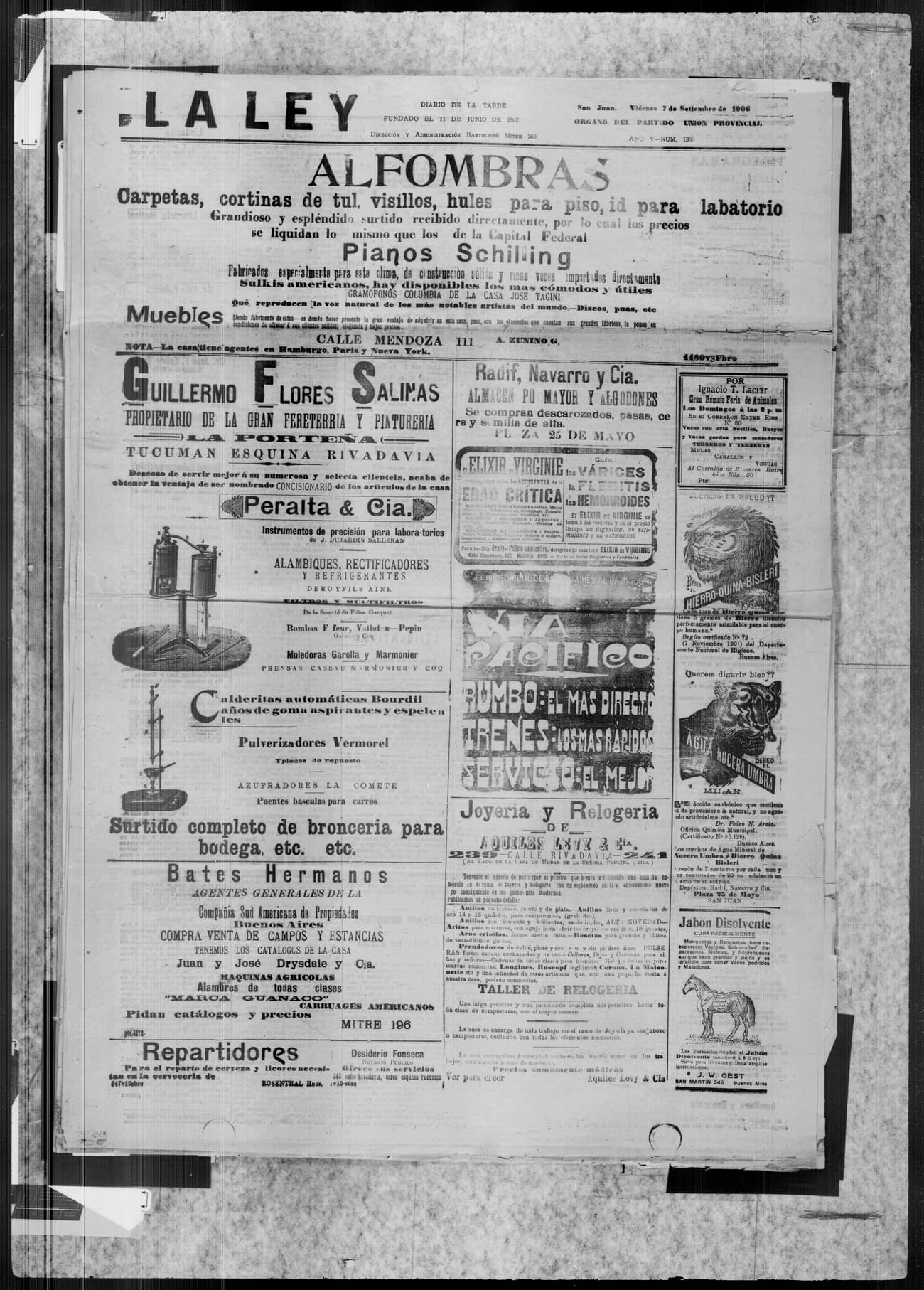 Portada · 7 de Septiembre de 1906
