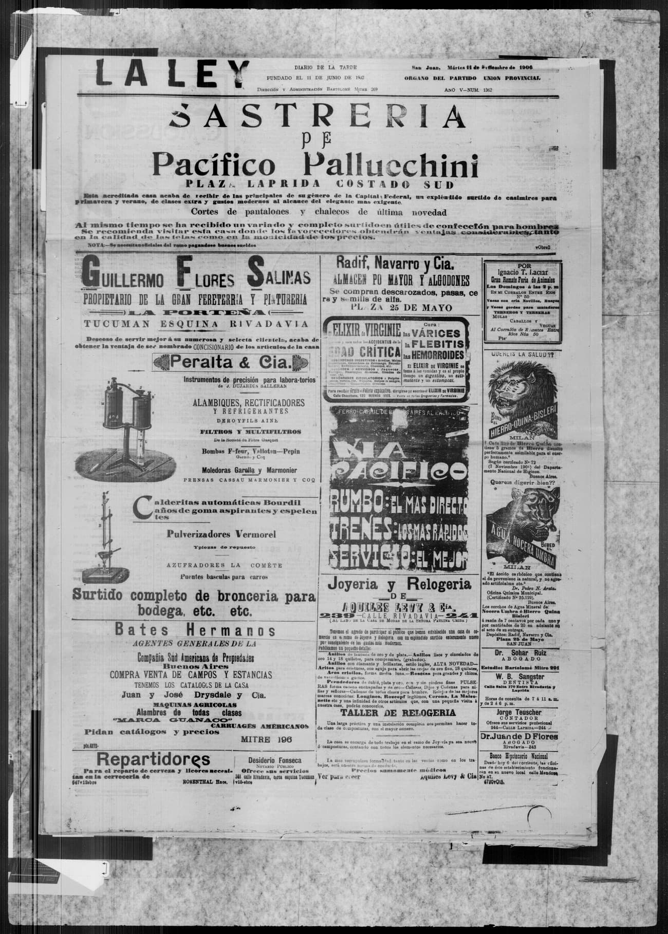 Portada · 11 de Septiembre de 1906