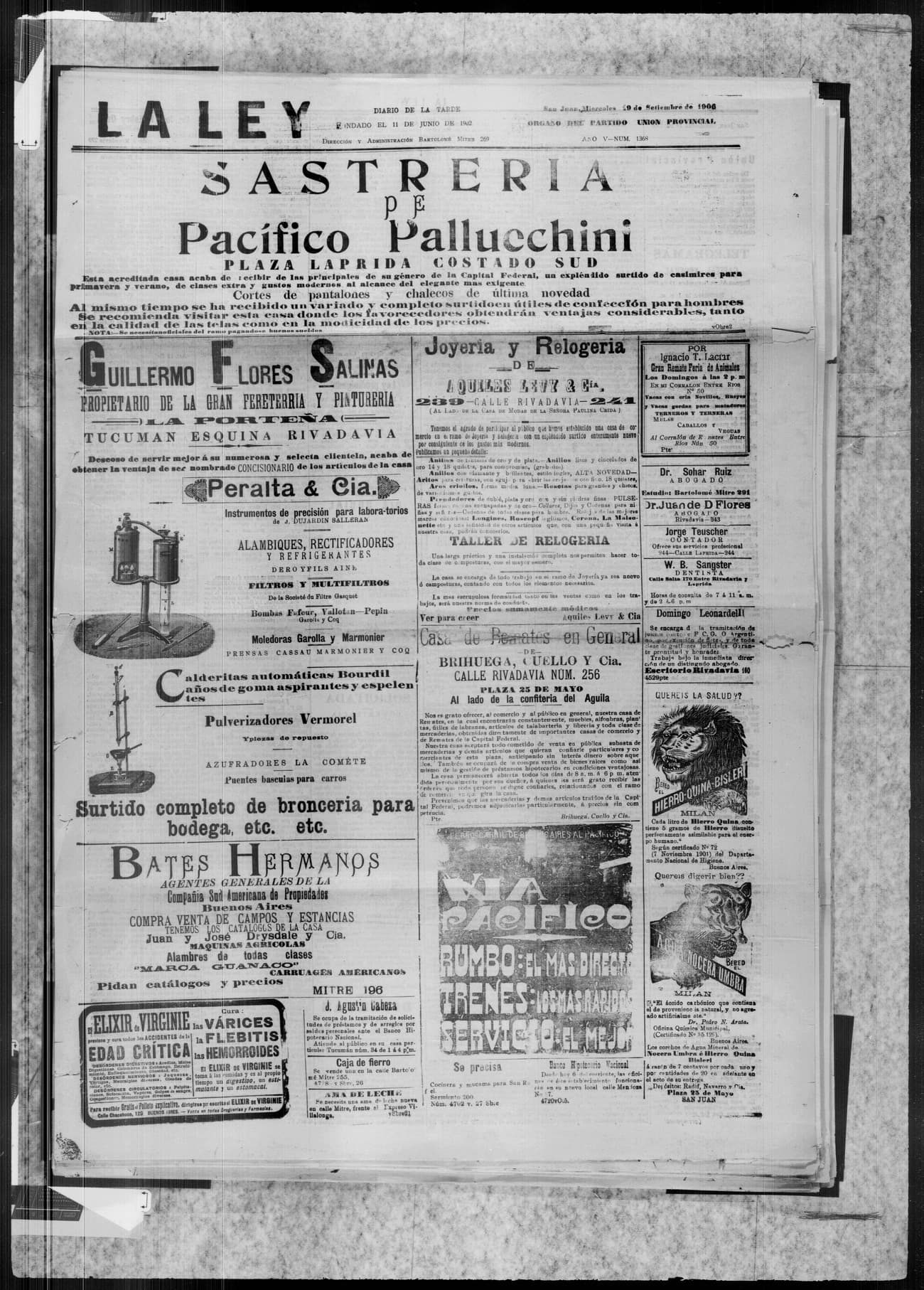 Portada · 19 de Septiembre de 1906