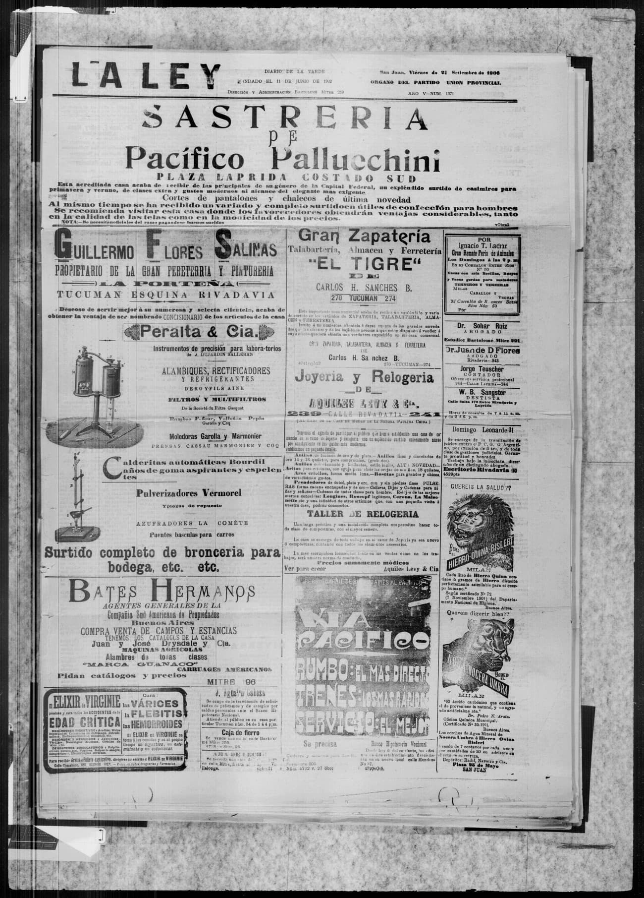 Portada · 21 de Septiembre de 1906