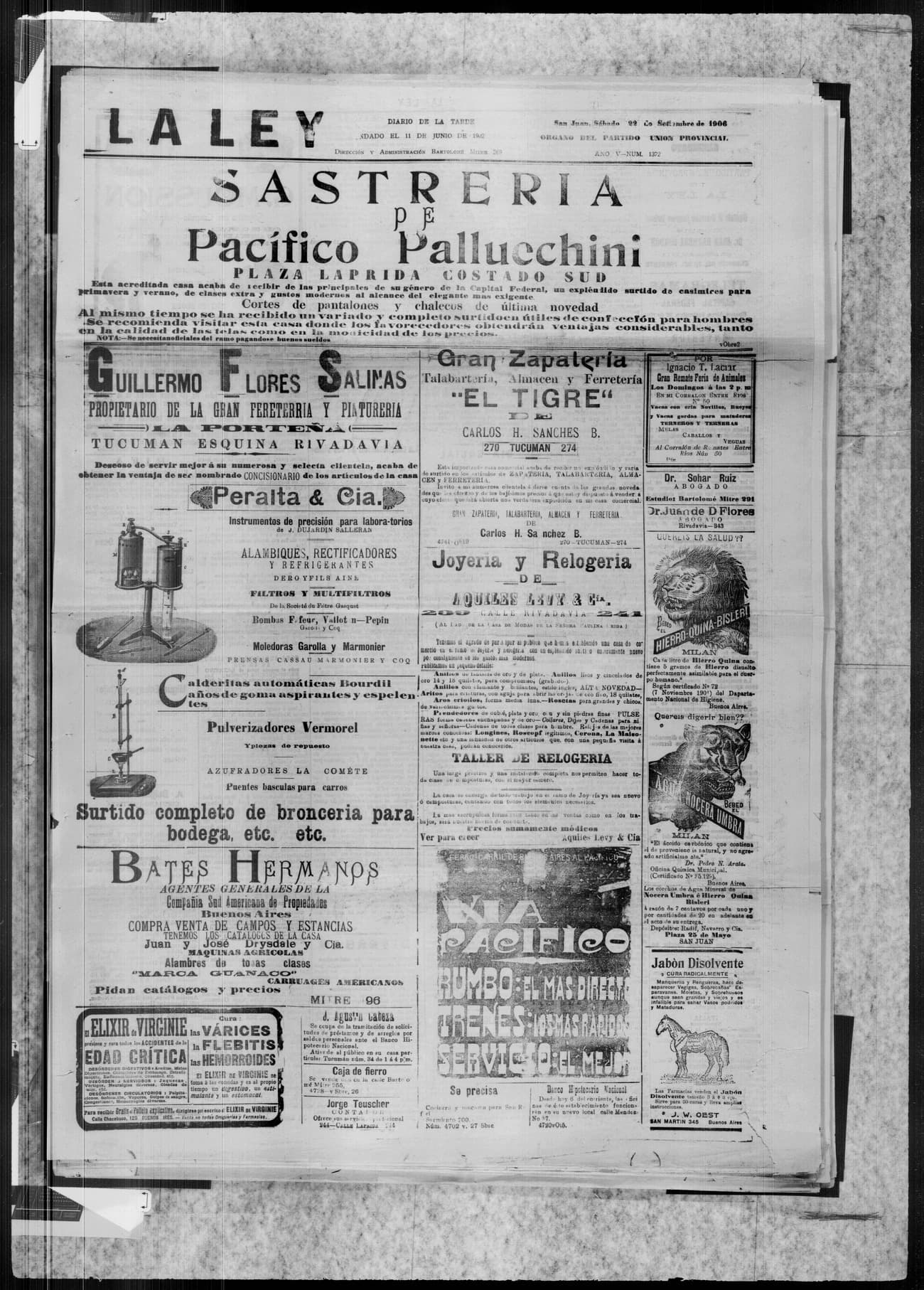 Portada · 22 de Septiembre de 1906