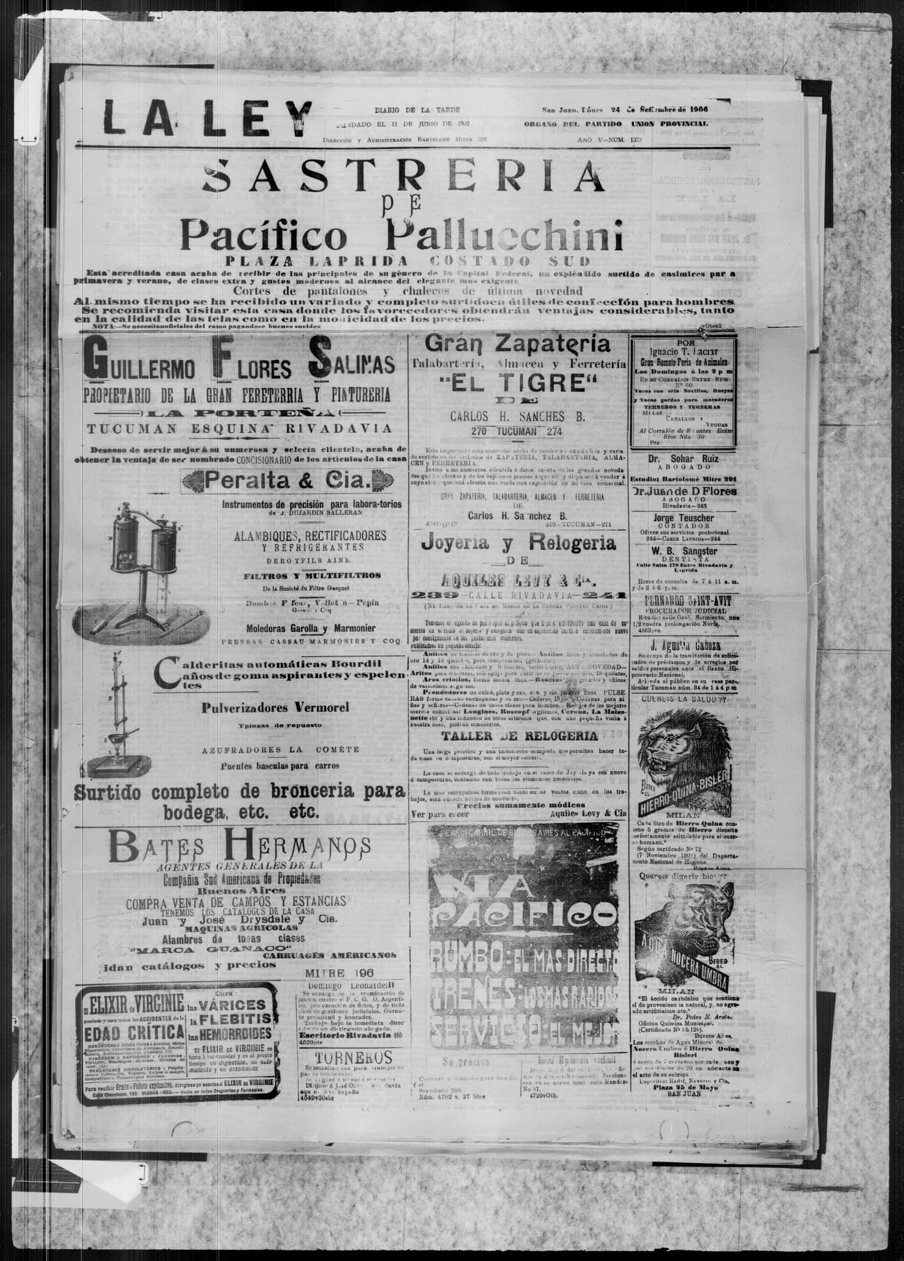 Portada · 24 de Septiembre de 1906