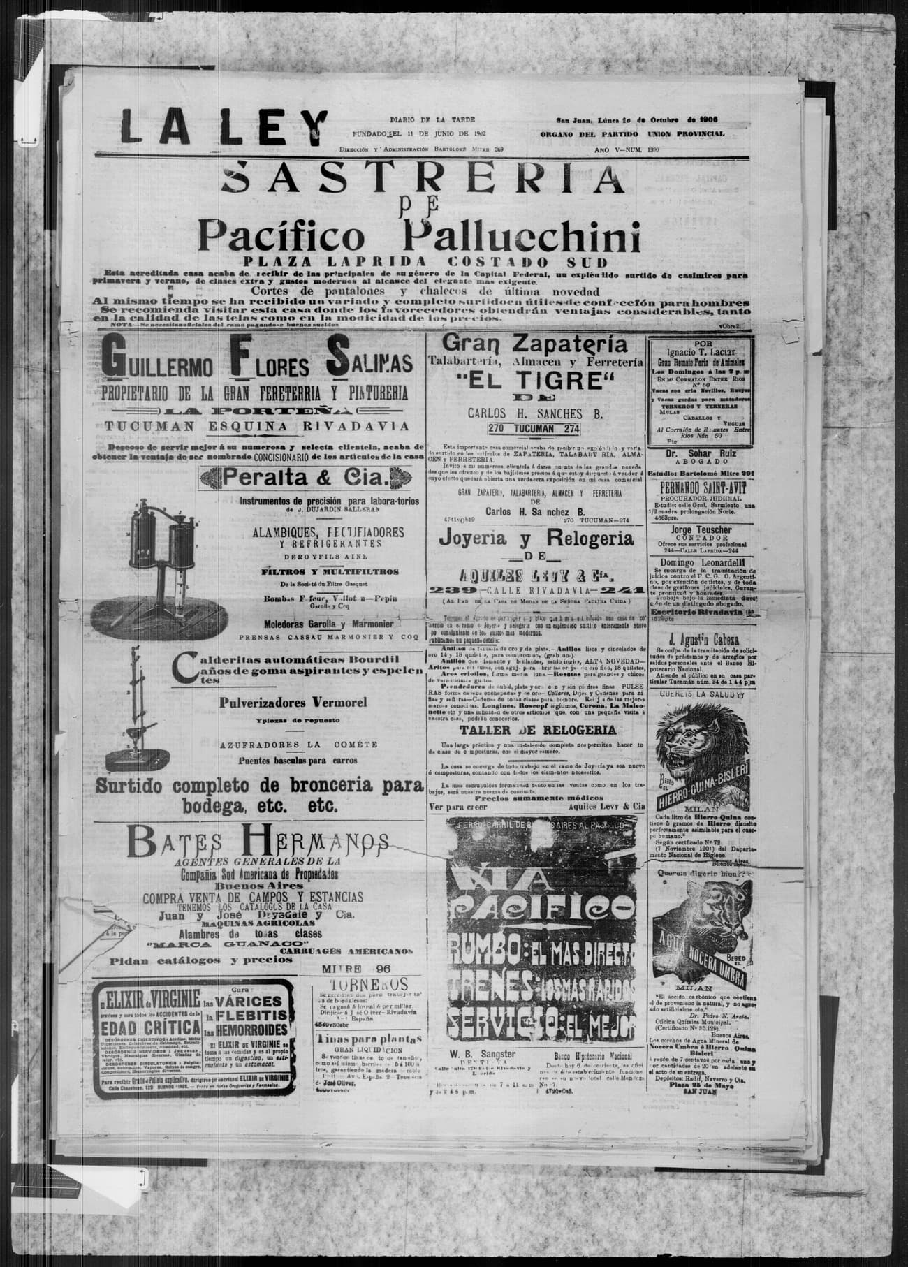 Portada · 16 de Octubre de 1906