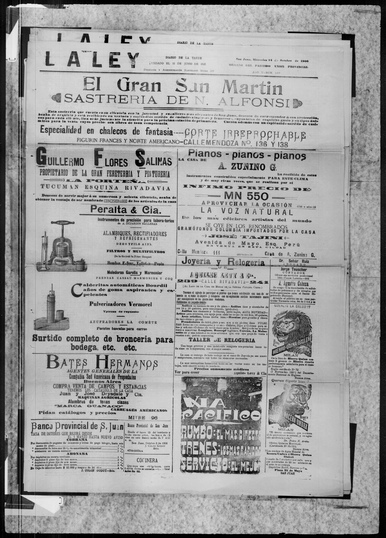 Portada · 24 de Octubre de 1906