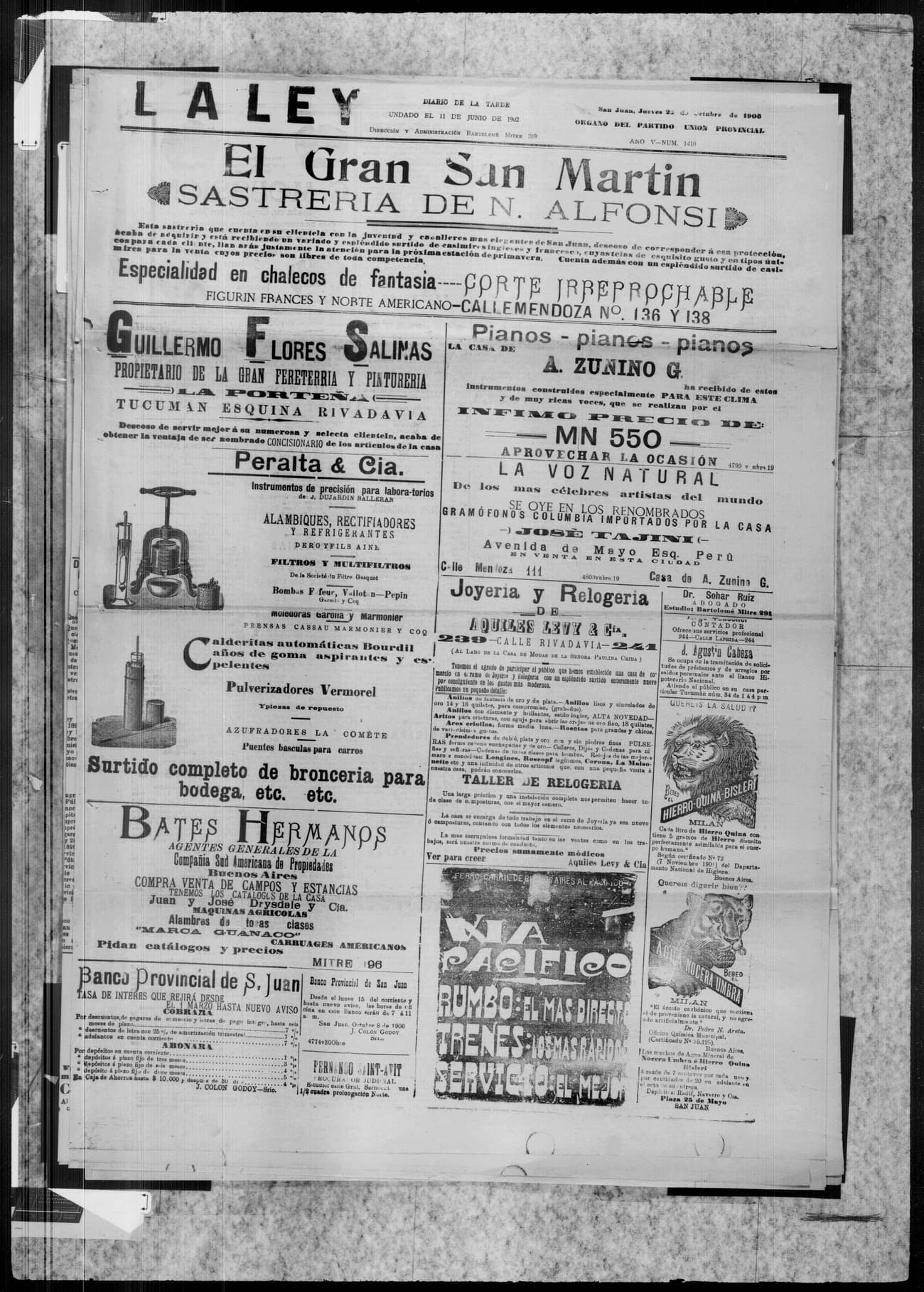 Portada · 23 de Octubre de 1906