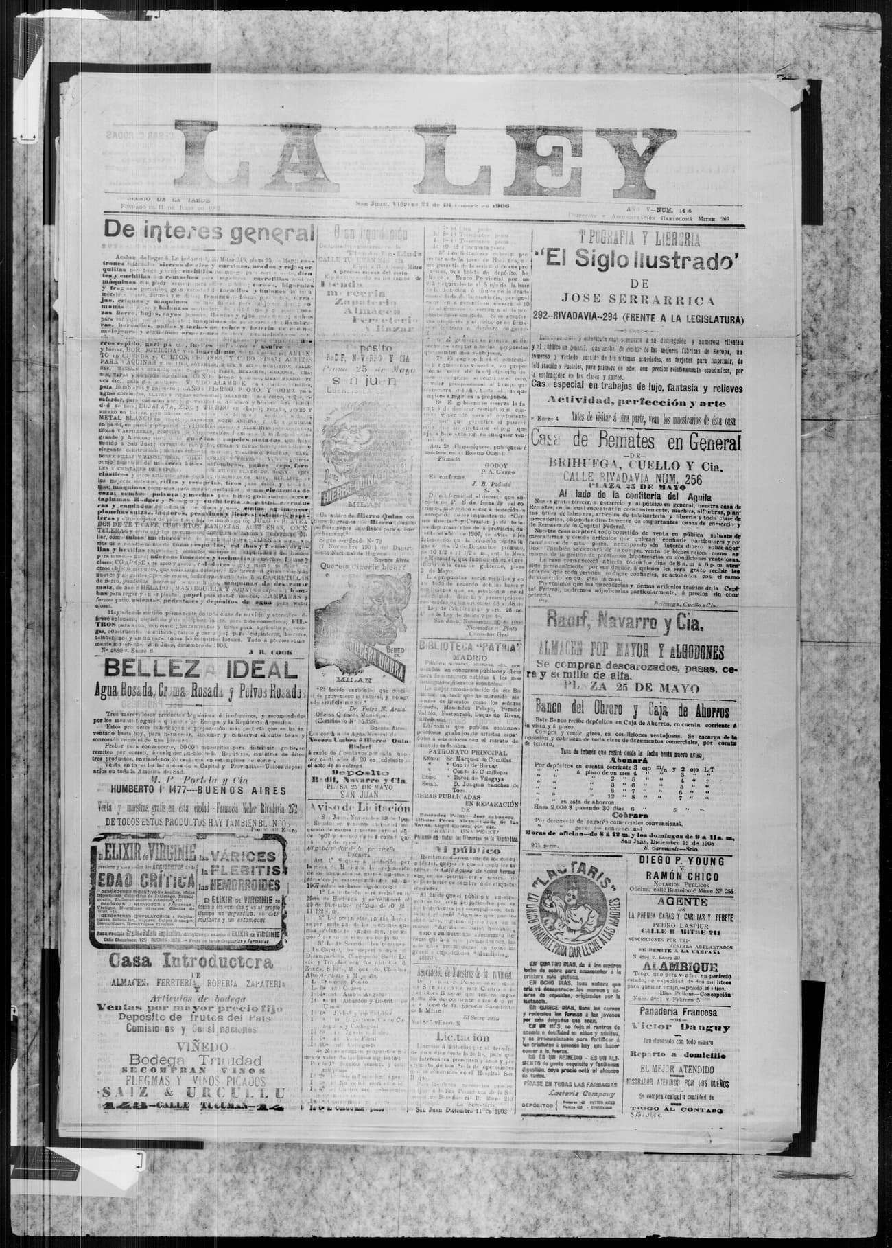 Portada · 21 de Diciembre de 1906