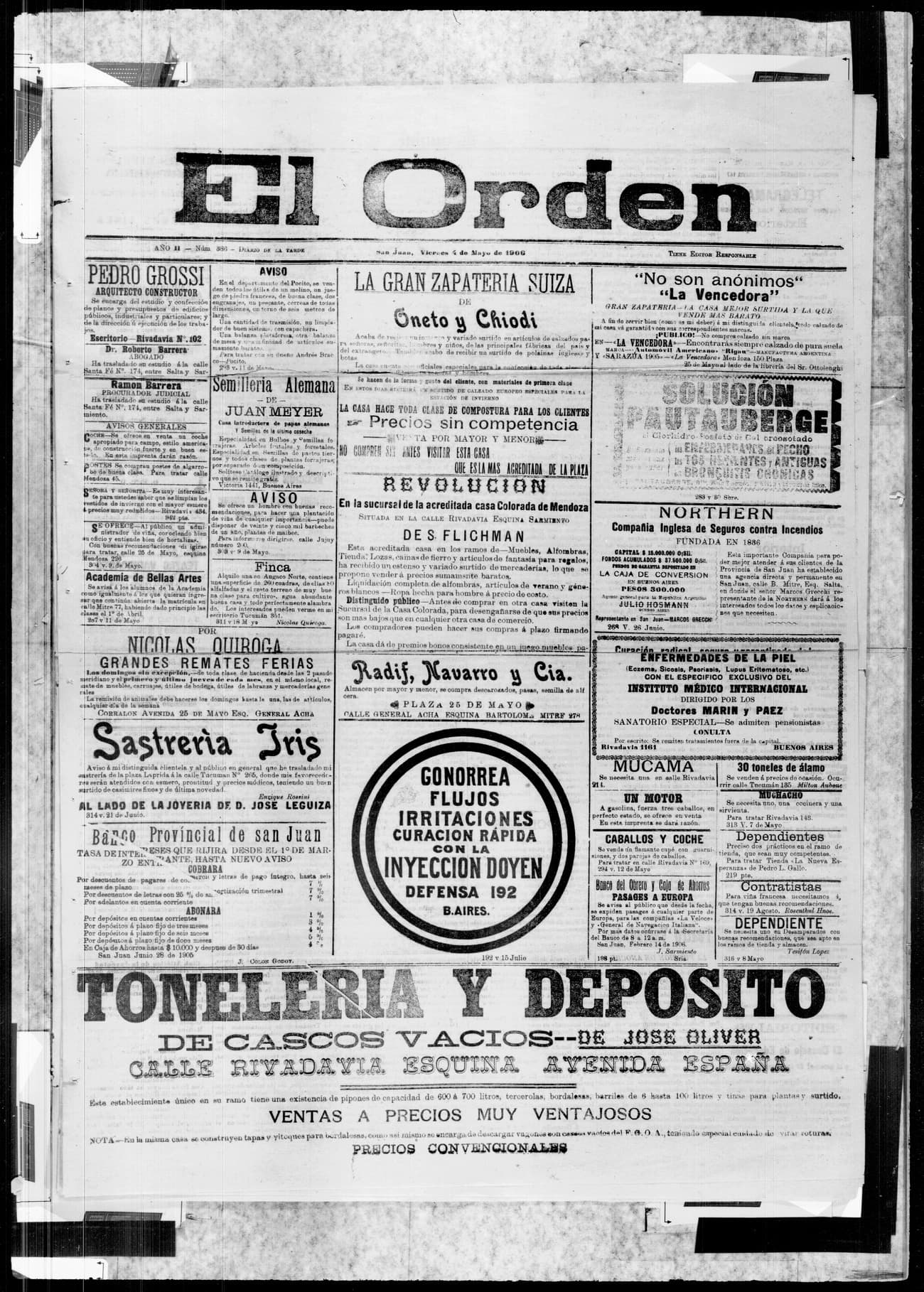 Portada · 4 de Mayo de 1906
