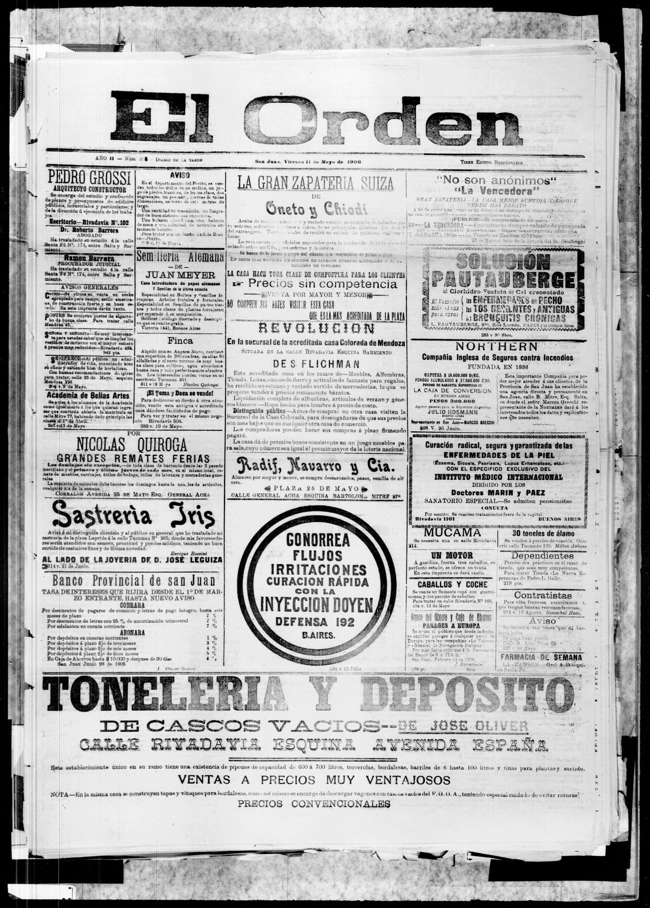 Portada · 11 de Mayo de 1906