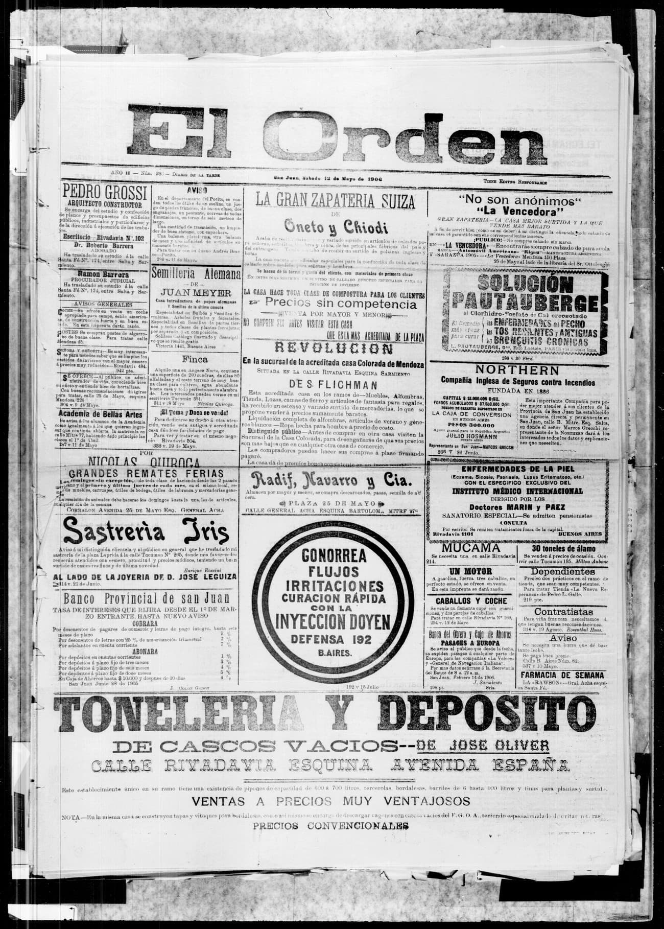 Portada · 12 de Mayo de 1906