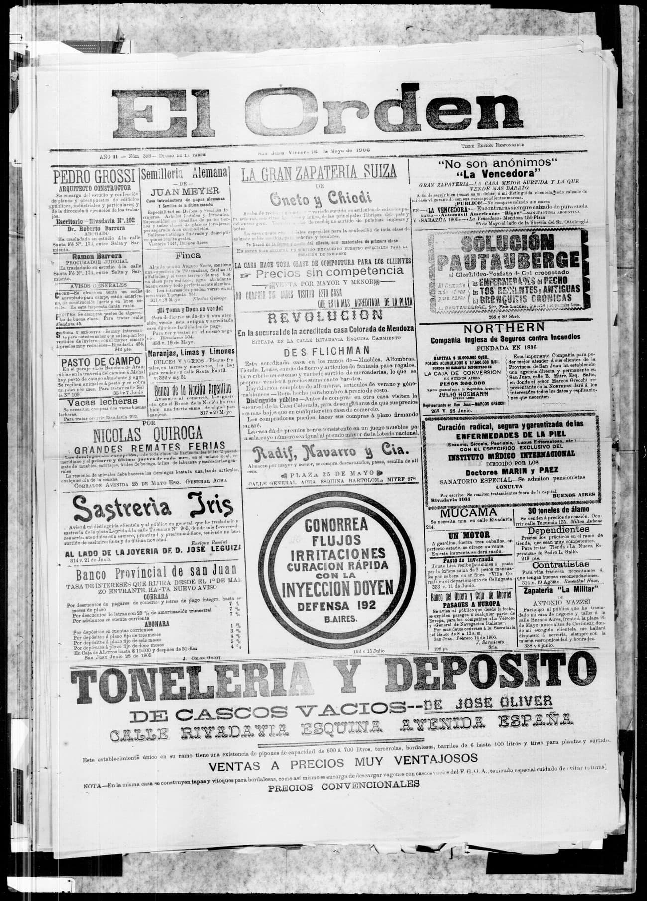 Portada · 18 de Mayo de 1906
