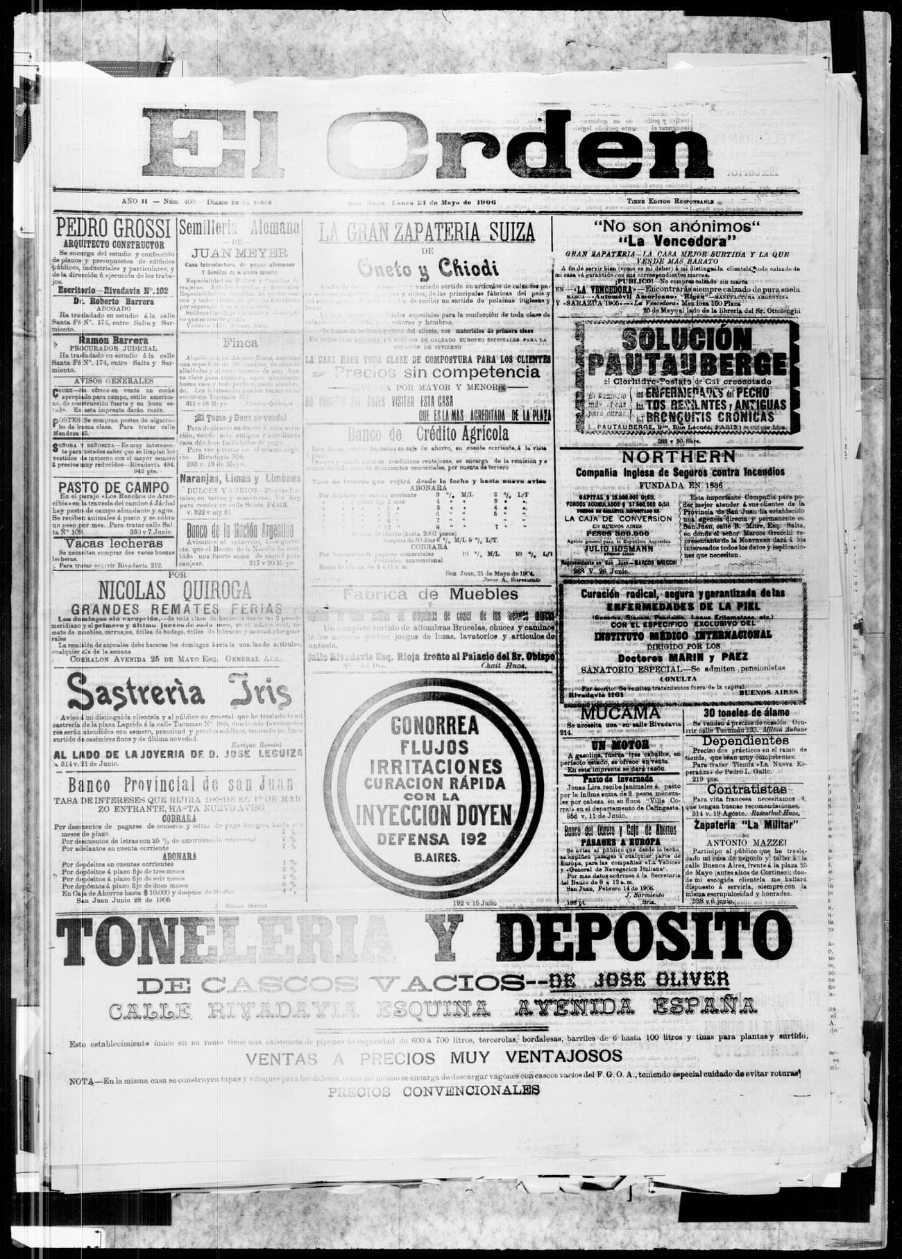 Portada · 21 de Mayo de 1906