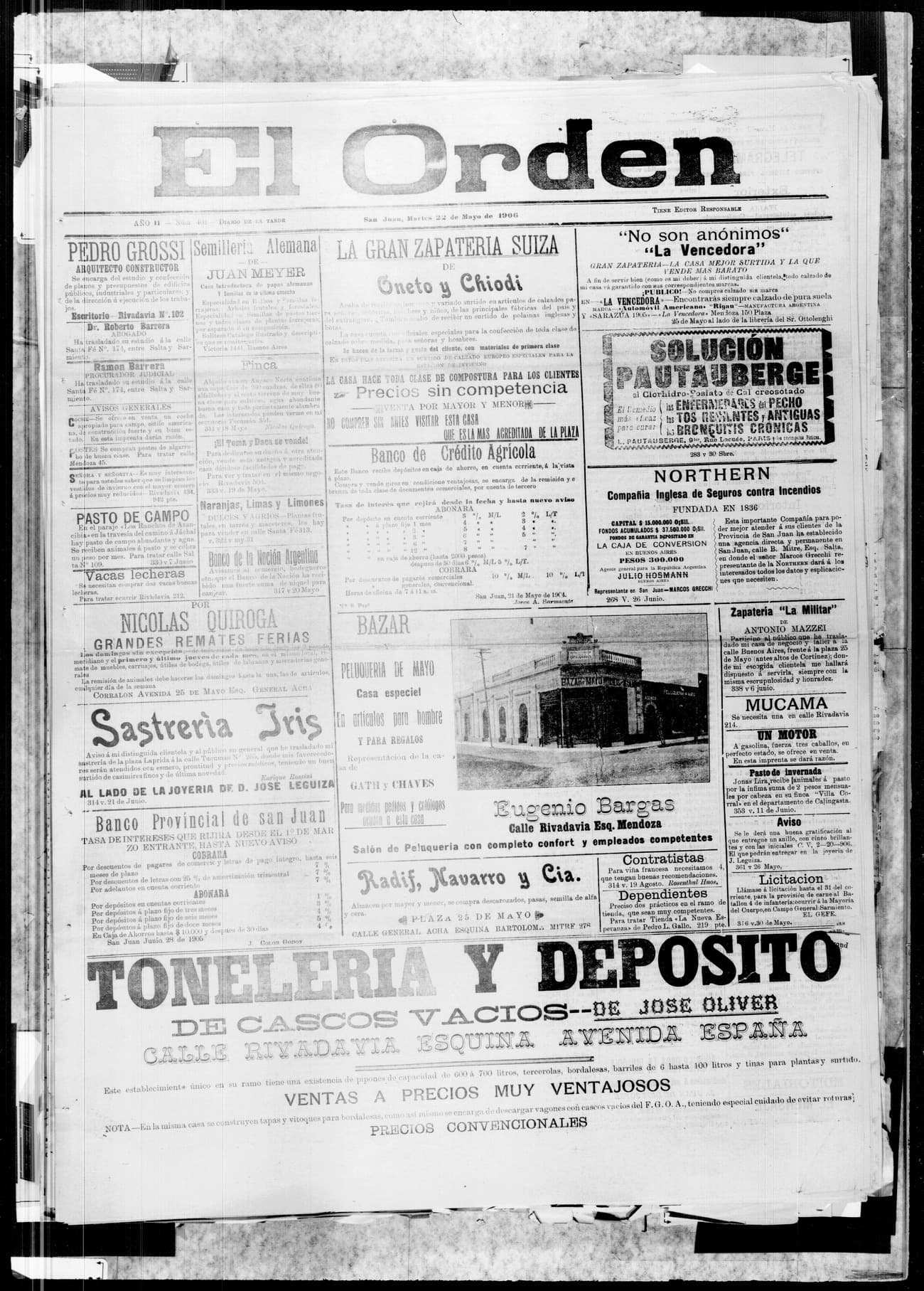 Portada · 22 de Mayo de 1906