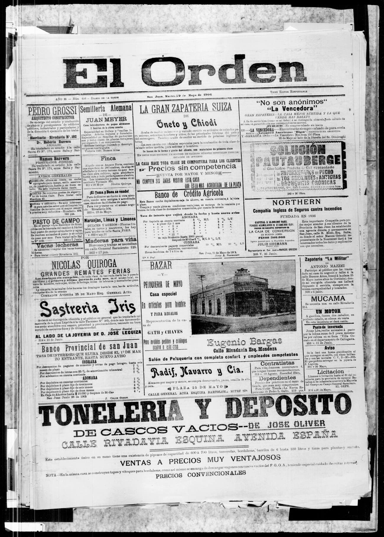 Portada · 29 de Mayo de 1906