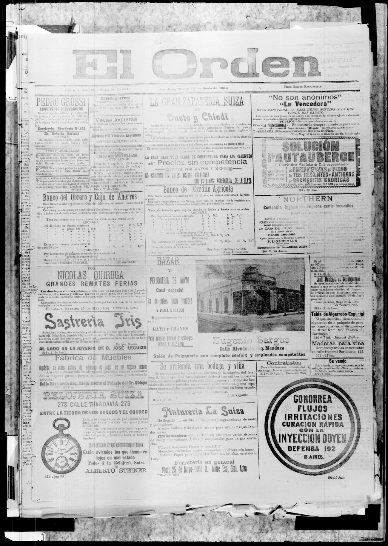 Portada · 19 de Junio de 1906