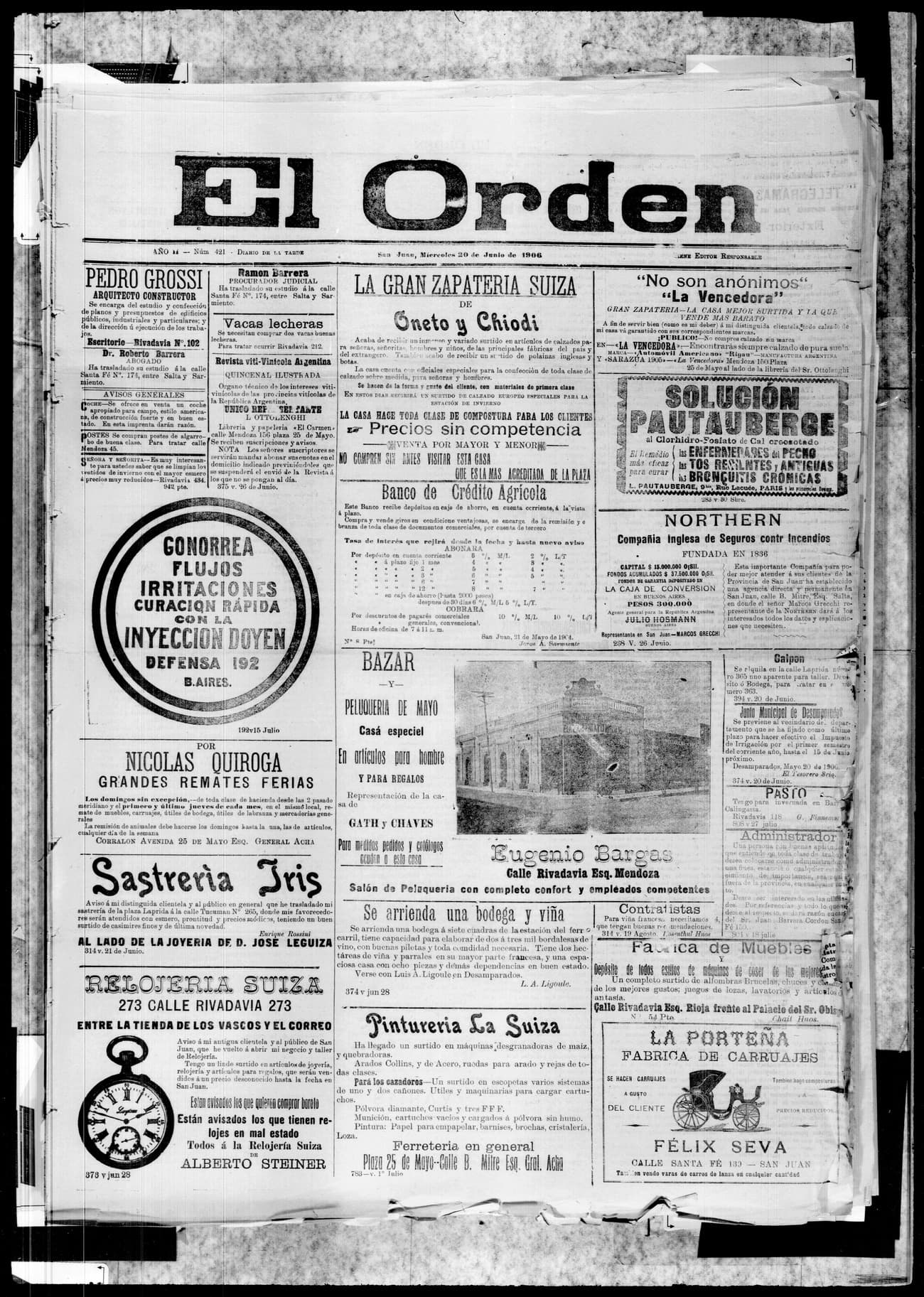 Portada · 20 de Junio de 1906